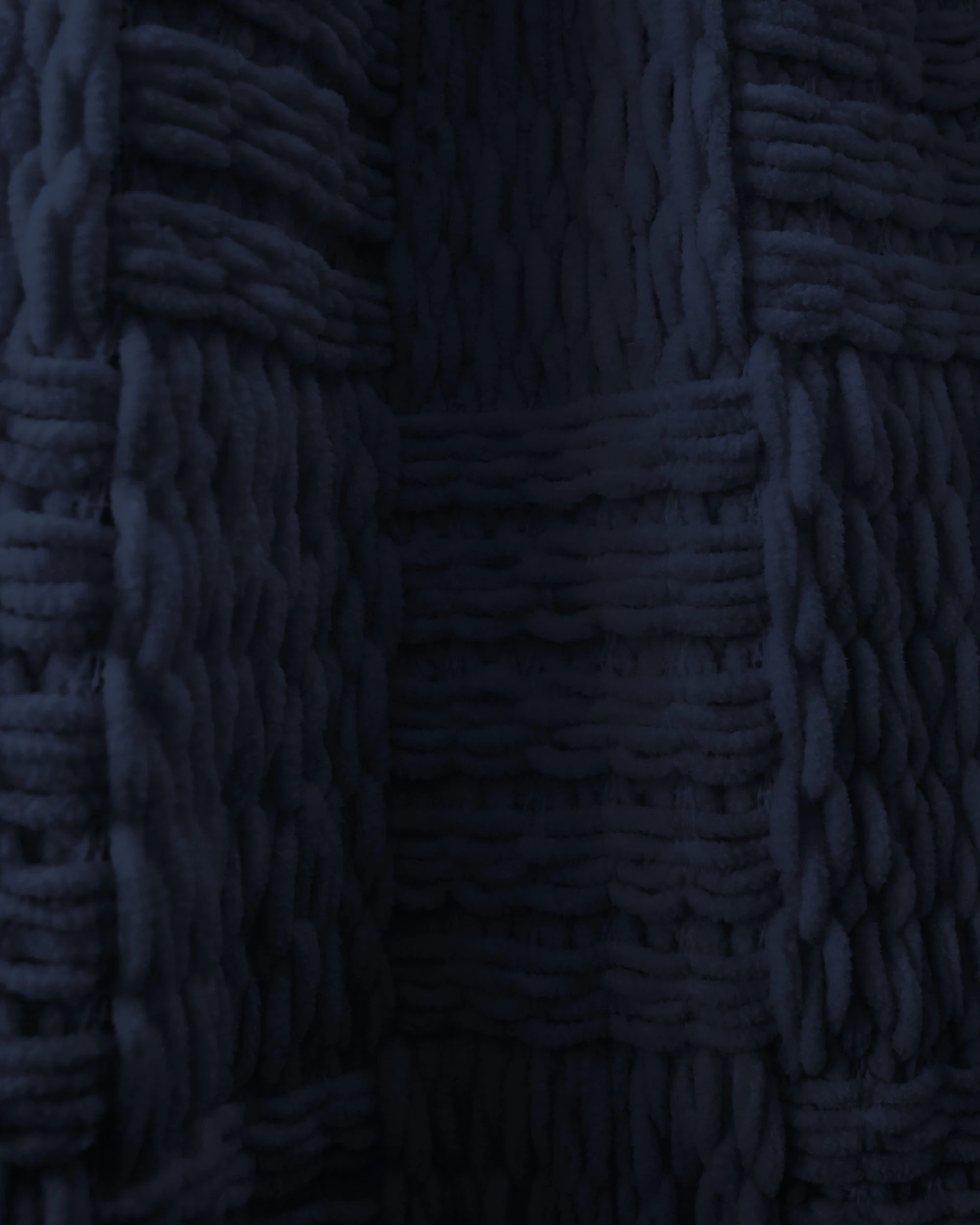 4 Bambury Asha Soft Chenille Throw Navy - Blue, 4 of 4