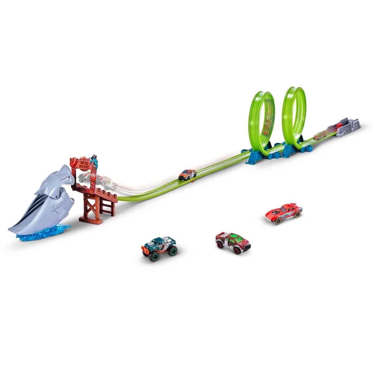 3 Zuru Metal Machines Shark Attack Track, 3 of 9