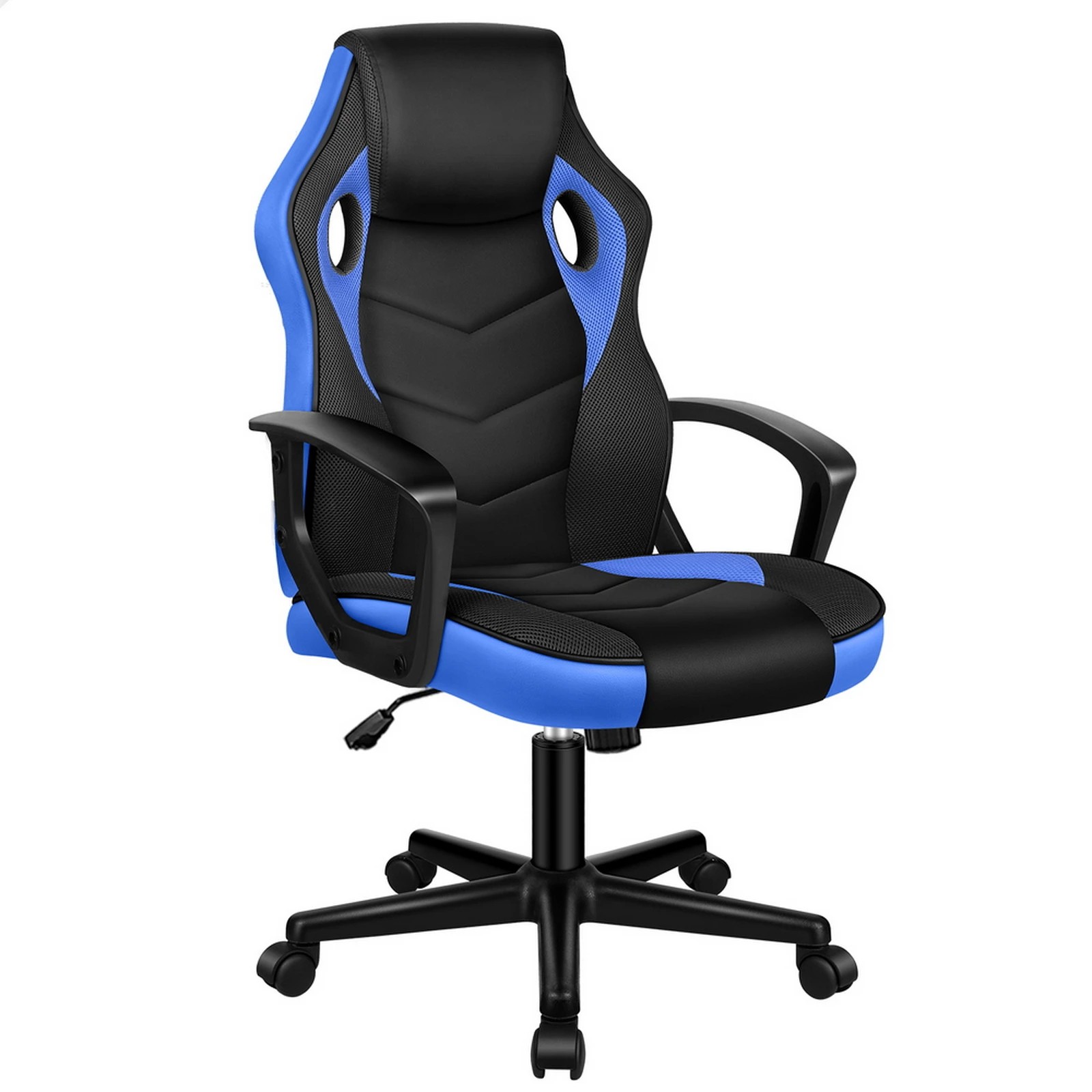 1 Alfordson Gaming Chair Racing Office Executive Computer Seat Work - Blue, 1 of 9