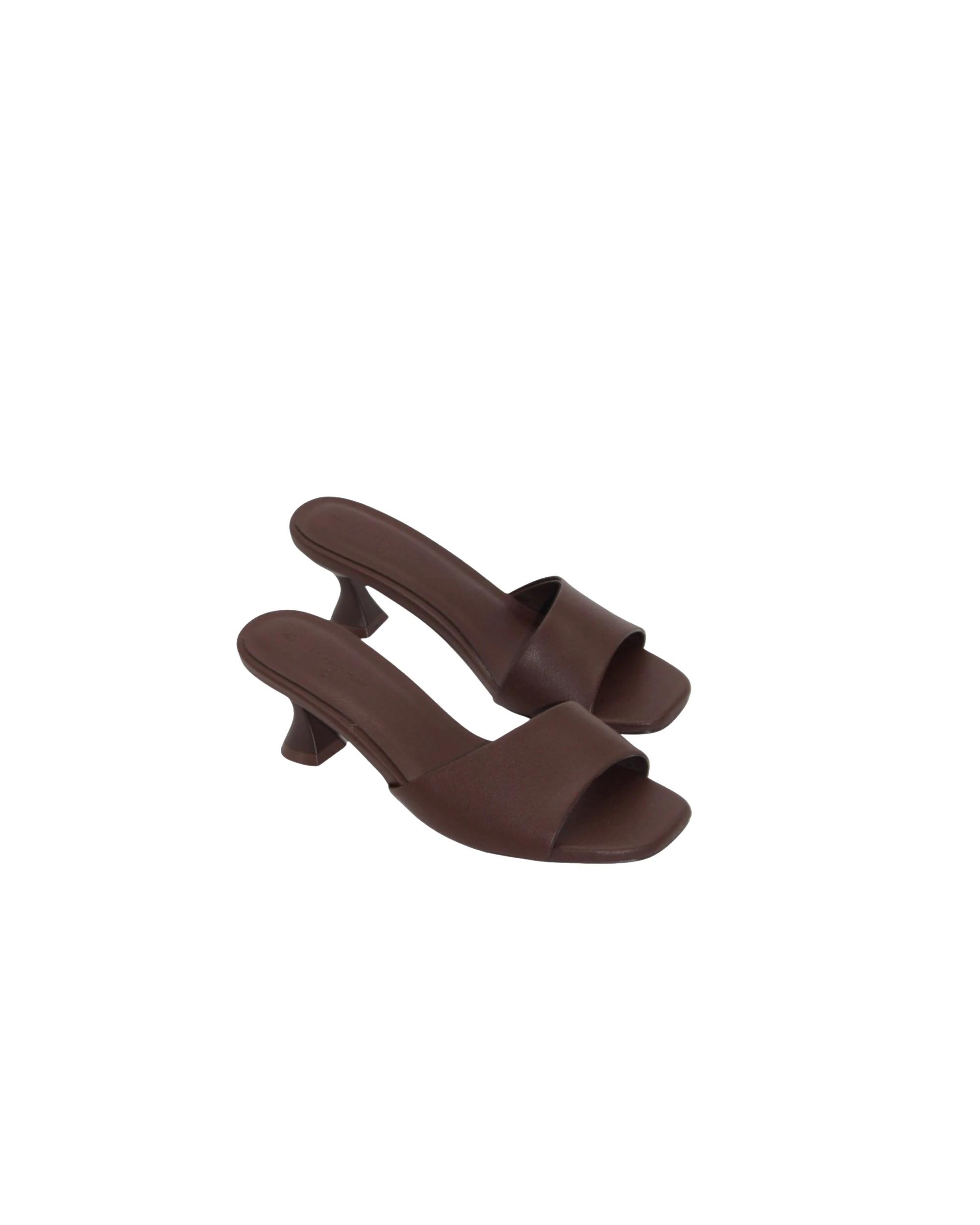 Human Shoes Womens Avenue Heels Opened Toe Choc - Kmart