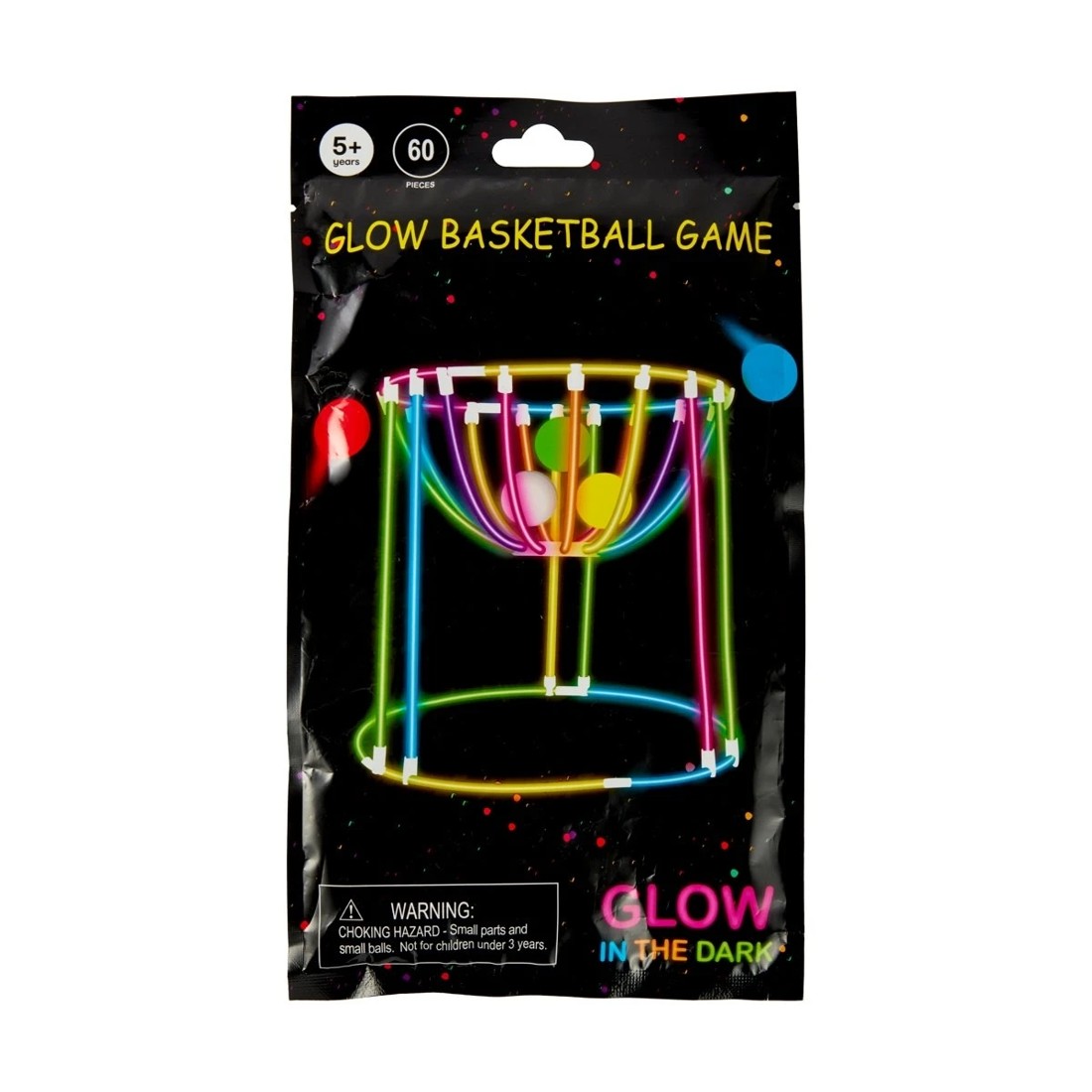 1 60 Piece Glow Basketball Game, 1 of 6