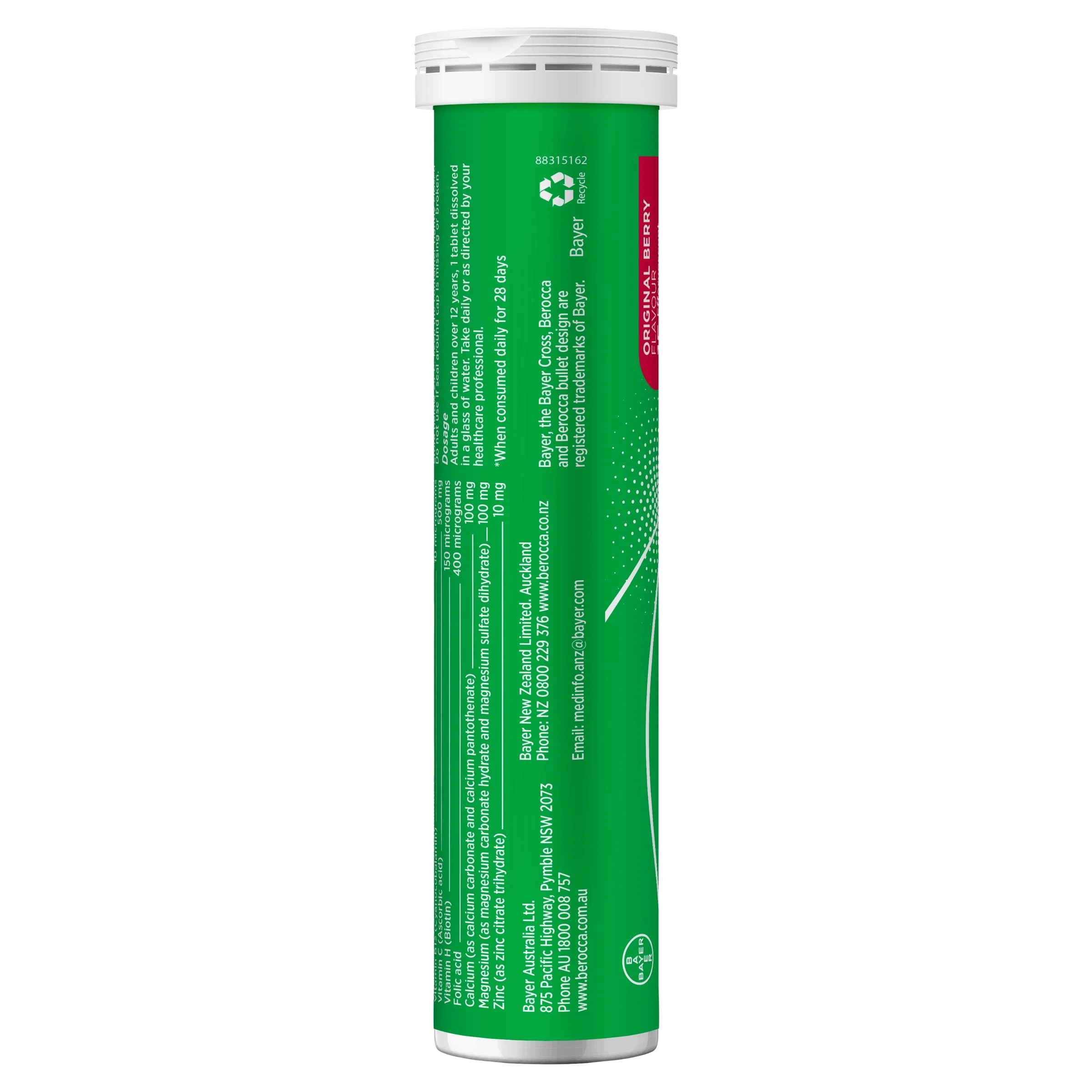 8 15 Pack Berroca Energy Original Berry Flavour Effervescent Tablets, 8 of 10