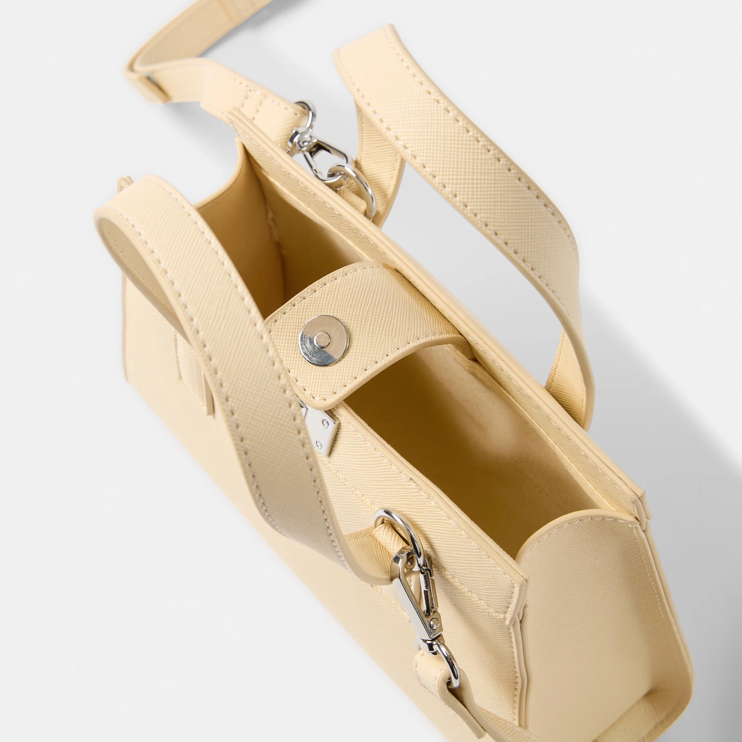 5 Top Handle Crossbody Bag Lem Cream, 5 of 8