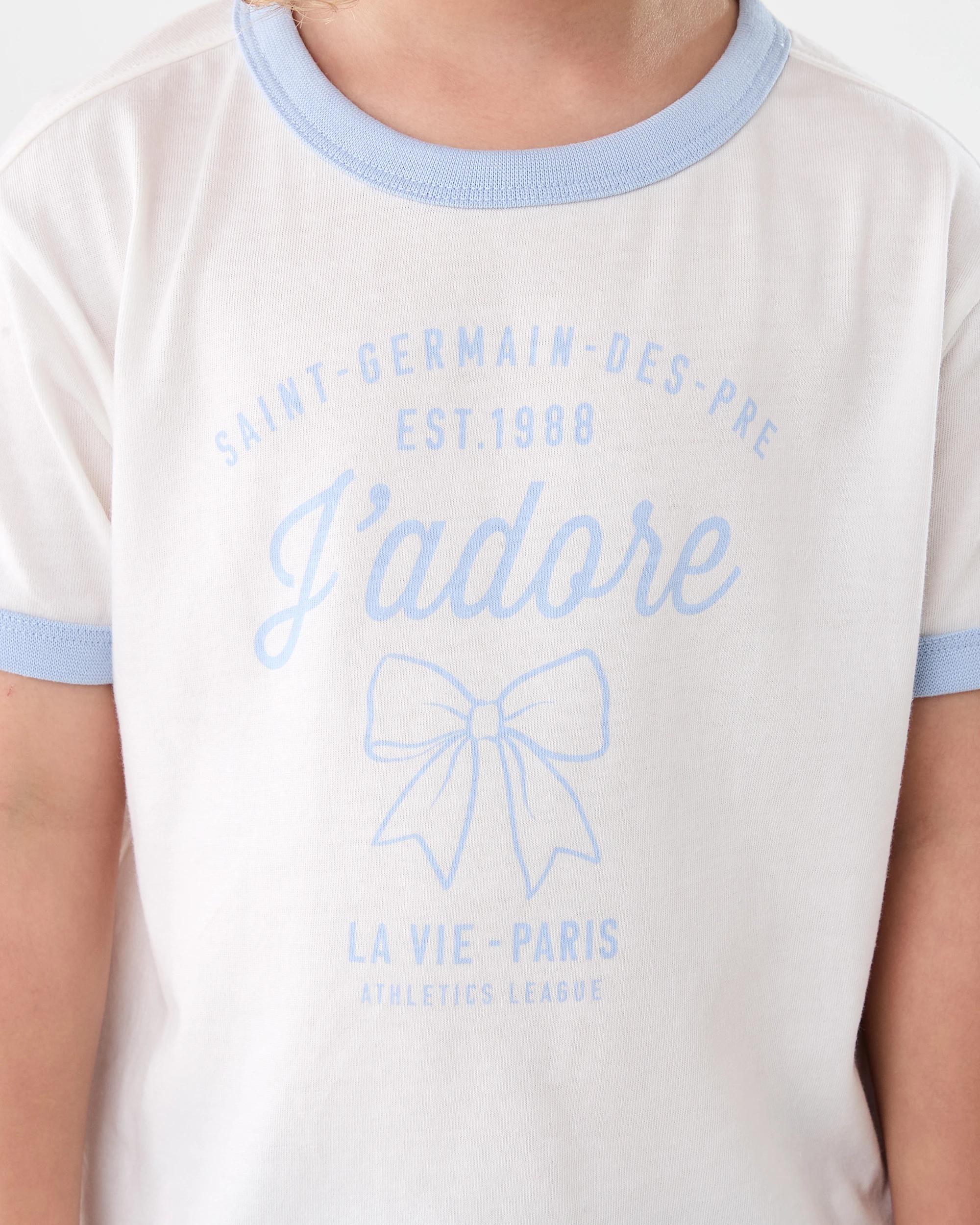 5 Ringer T-shirt Wht Paris, 5 of 8