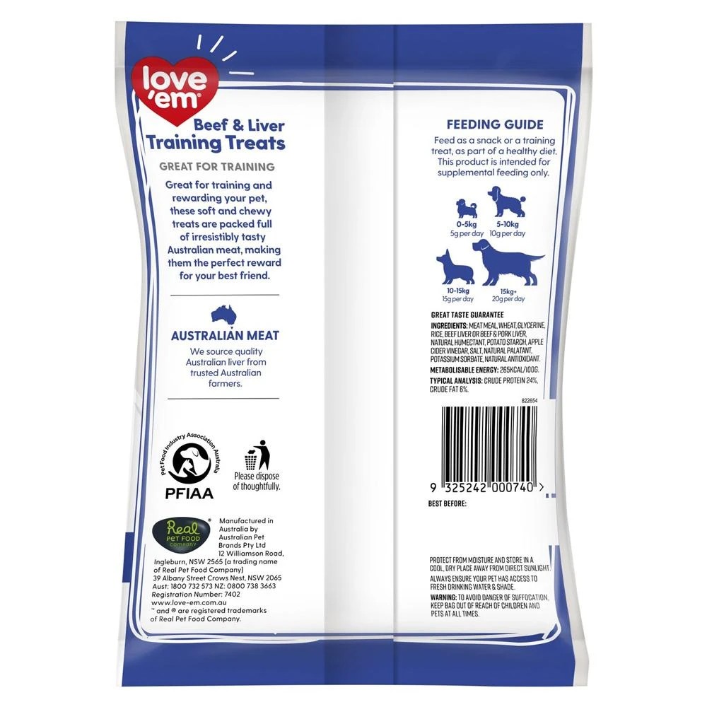 2 Love Em Liver Training Treats 200g 5pk, 2 of 2