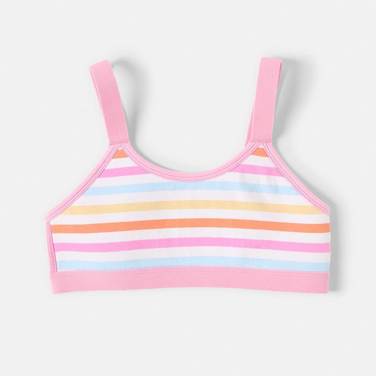 2 2 Pack Extra Coverage Crop Top MULTICOLOUR STRIPE, 2 of 3