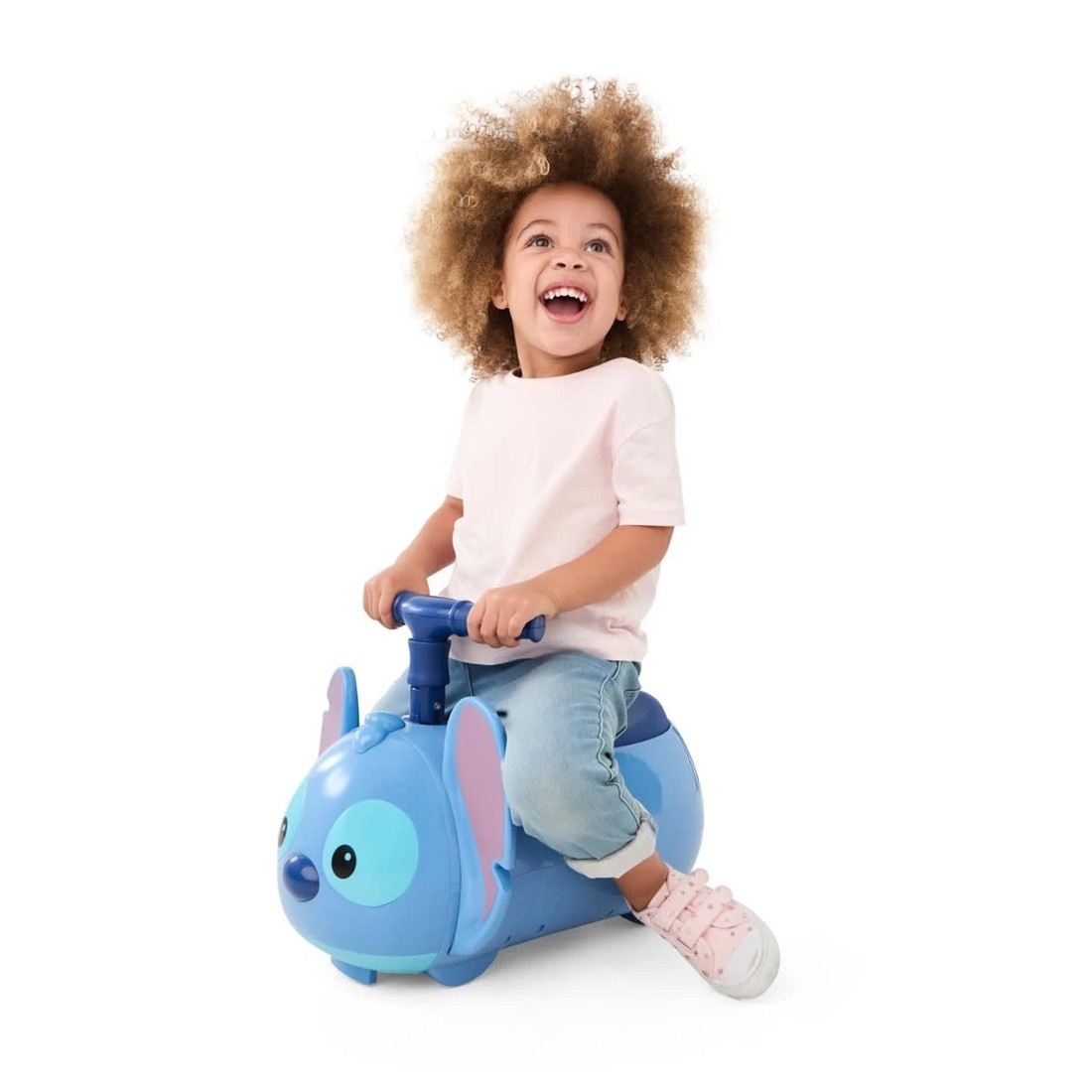 1 Kiddieland Disney Lilo & Stitch Lights 'n' Sounds Stitch Zoom Ride-On, 1 of 9