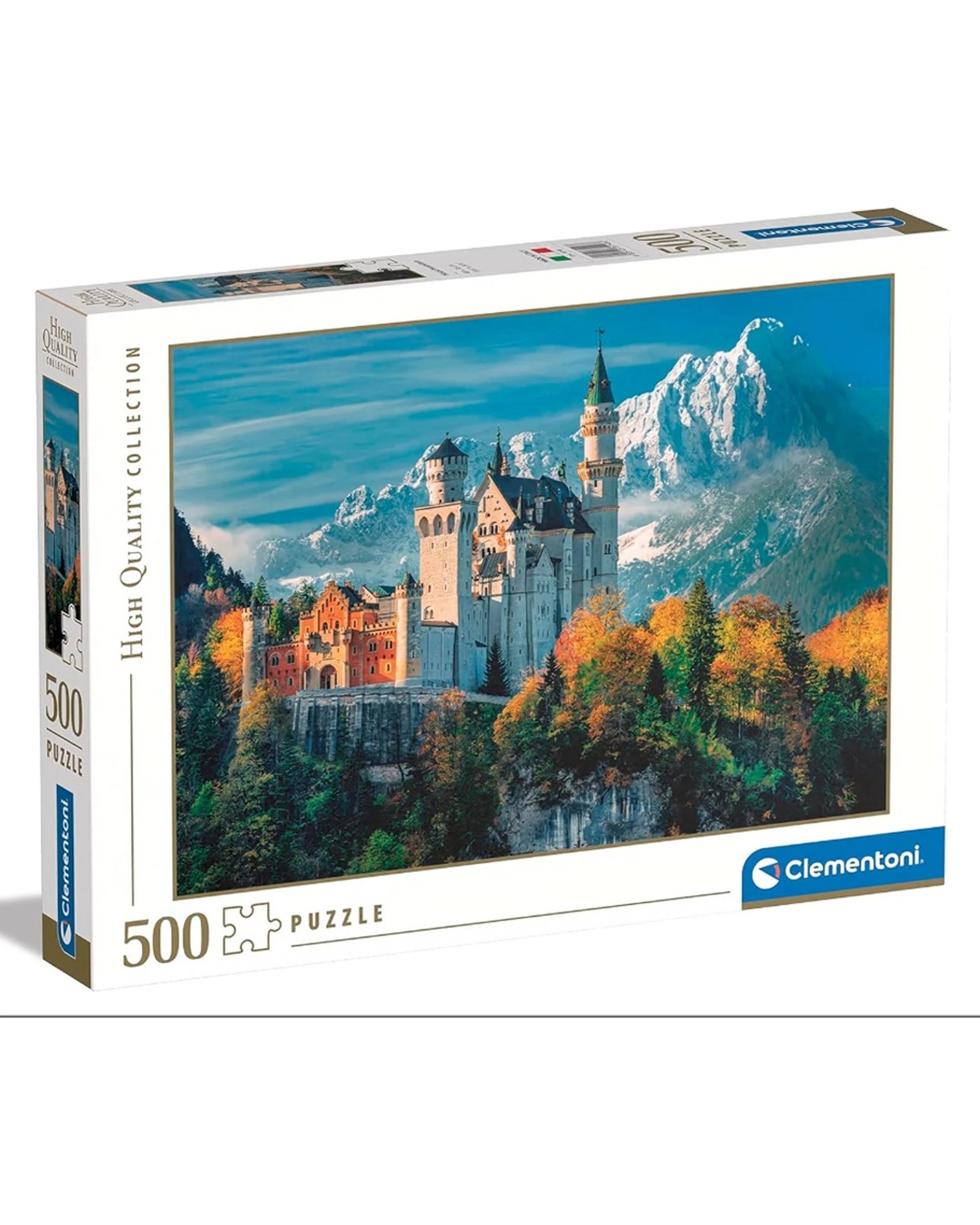 1 Clementoni Neuschwanstein Castle 500 Piece Jigsaw Puzzle - Multi, 1 of 2