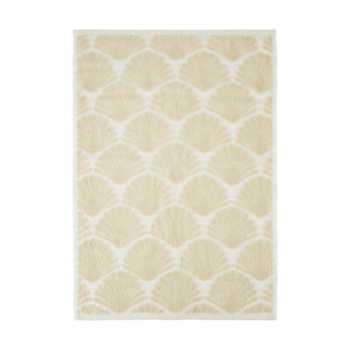 3 Shell Cotton Hand Towel - Beige, 3 of 5