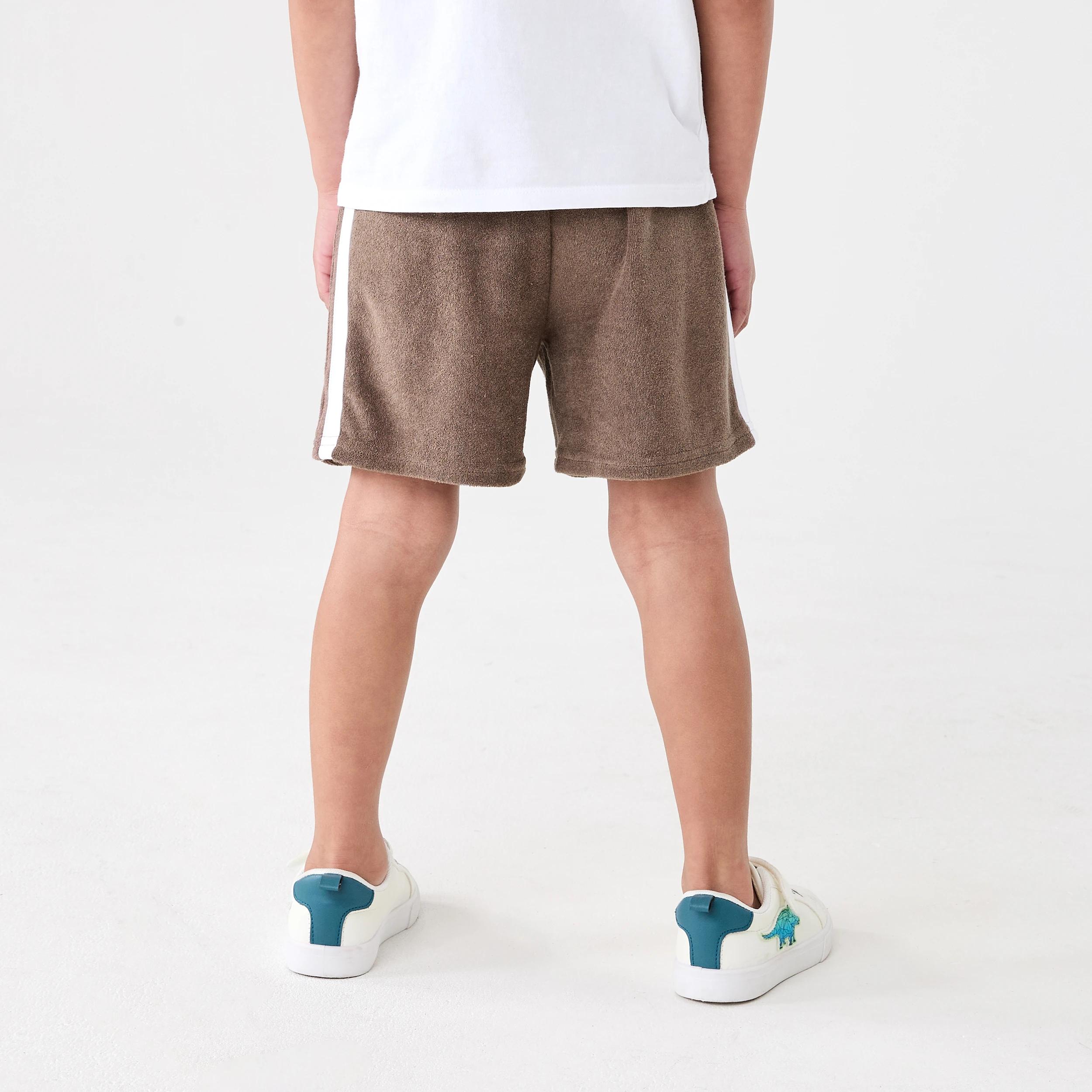 2 Terry Toweling Shorts Mlk Brwn, 2 of 6