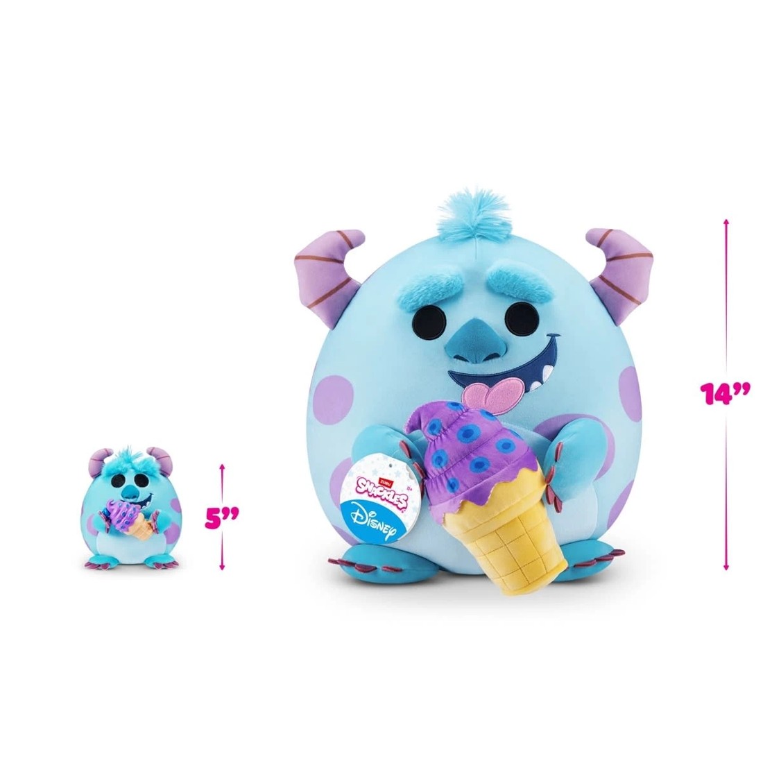 4 13cm Disney Zuru Snackles Plush Toy - Assorted, 4 of 8