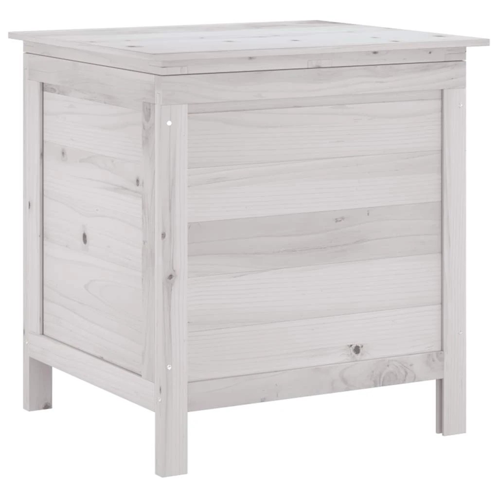 1 vidaXL garden storage box Ample Storage - White, 1 of 9