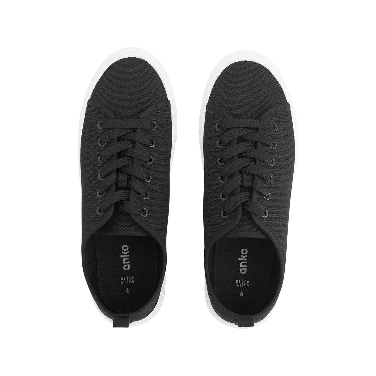 2 Casual Canvas Shoes Black, 2 of 5