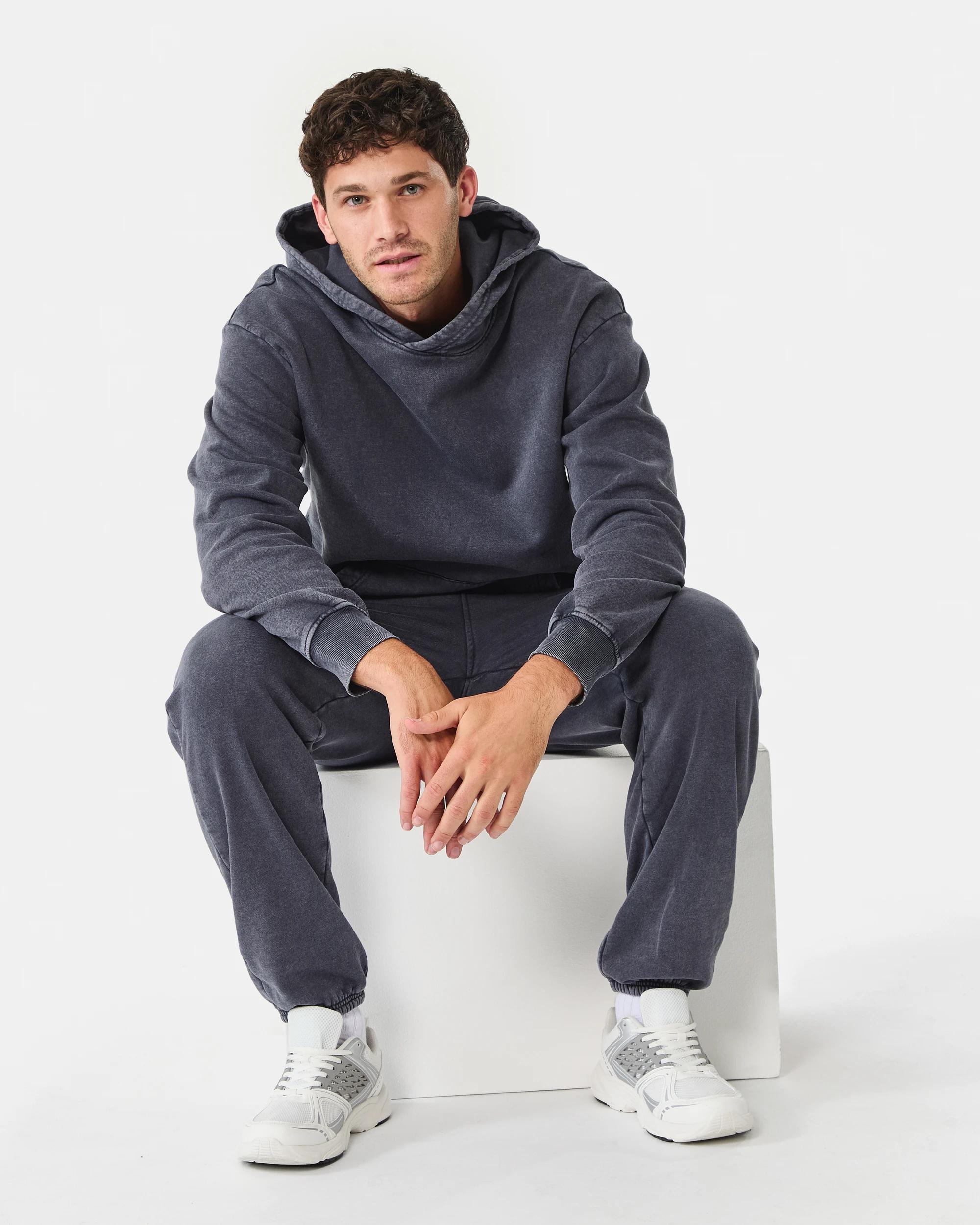 8 Garment Dyed Trackpants Gry Lava, 8 of 8