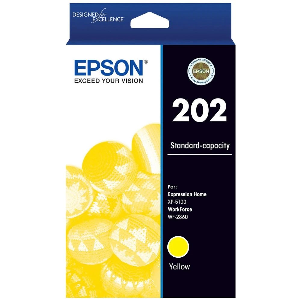 1 Epson 202 Ink Cartridge Yellow, 1 of 1