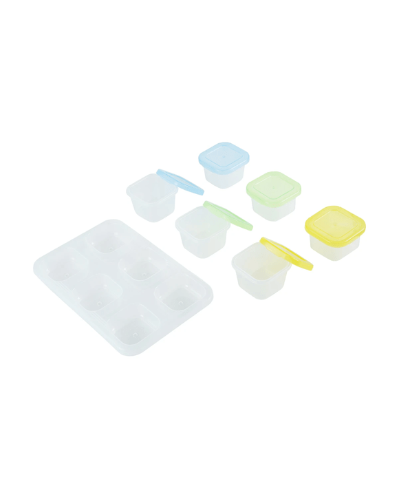 6 Pack Freezer Food Pots