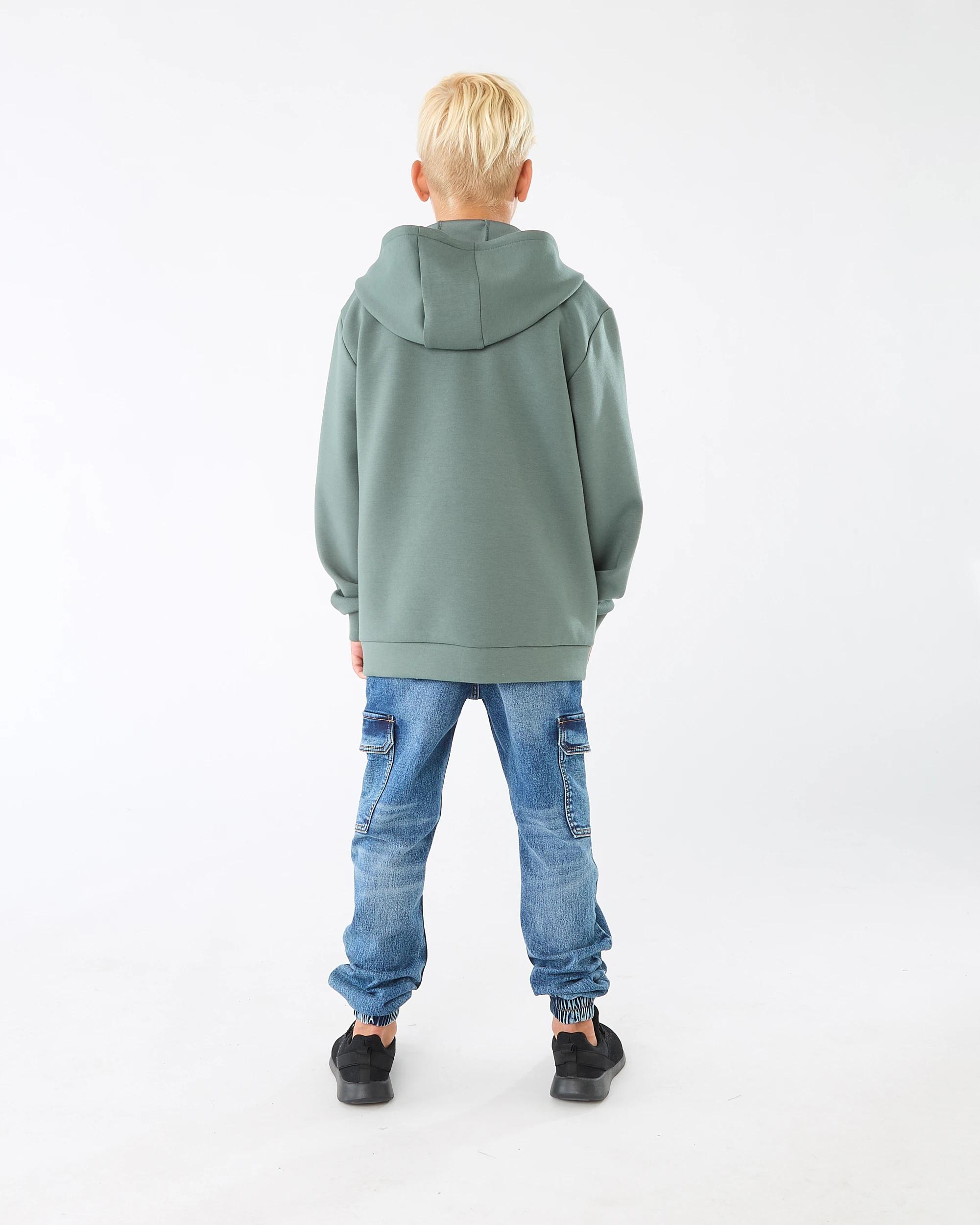 9 Active Kids Zip Through Hoodie Seaglass, 9 of 9