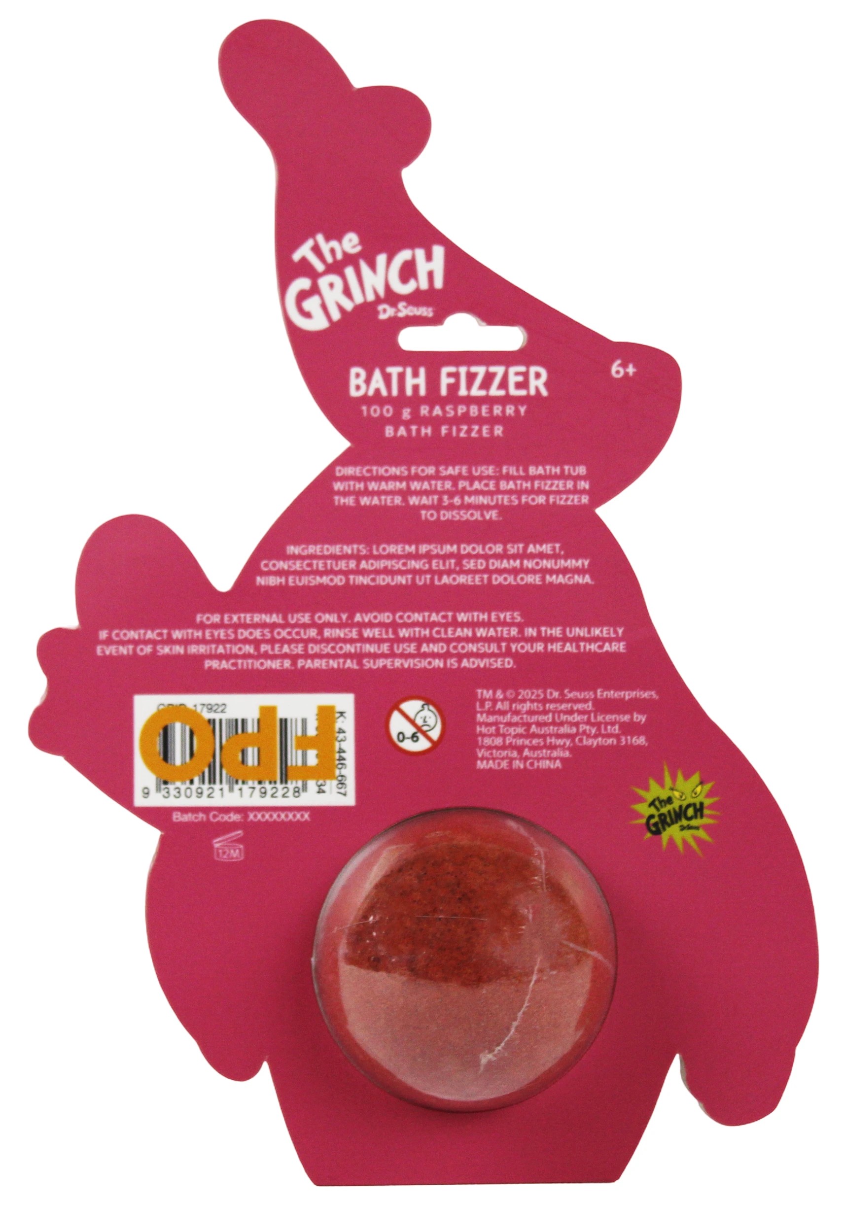 2 The Grinch Bath Fizzer 100g - Max Dog, 2 of 2