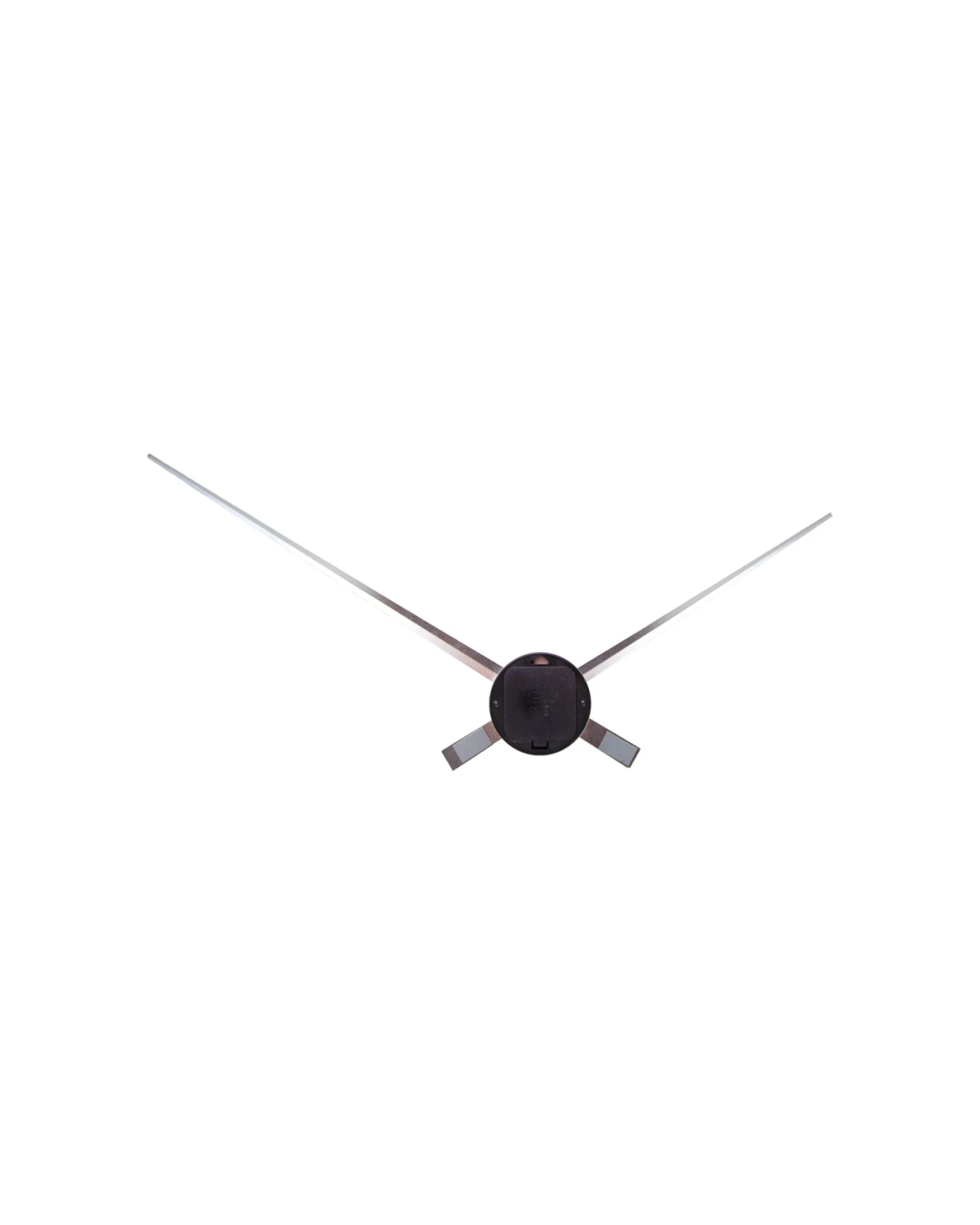 6 NeXtime Hands Wall Clock Aluminium Minimalist Modern Design 85cm Walnut, 6 of 6