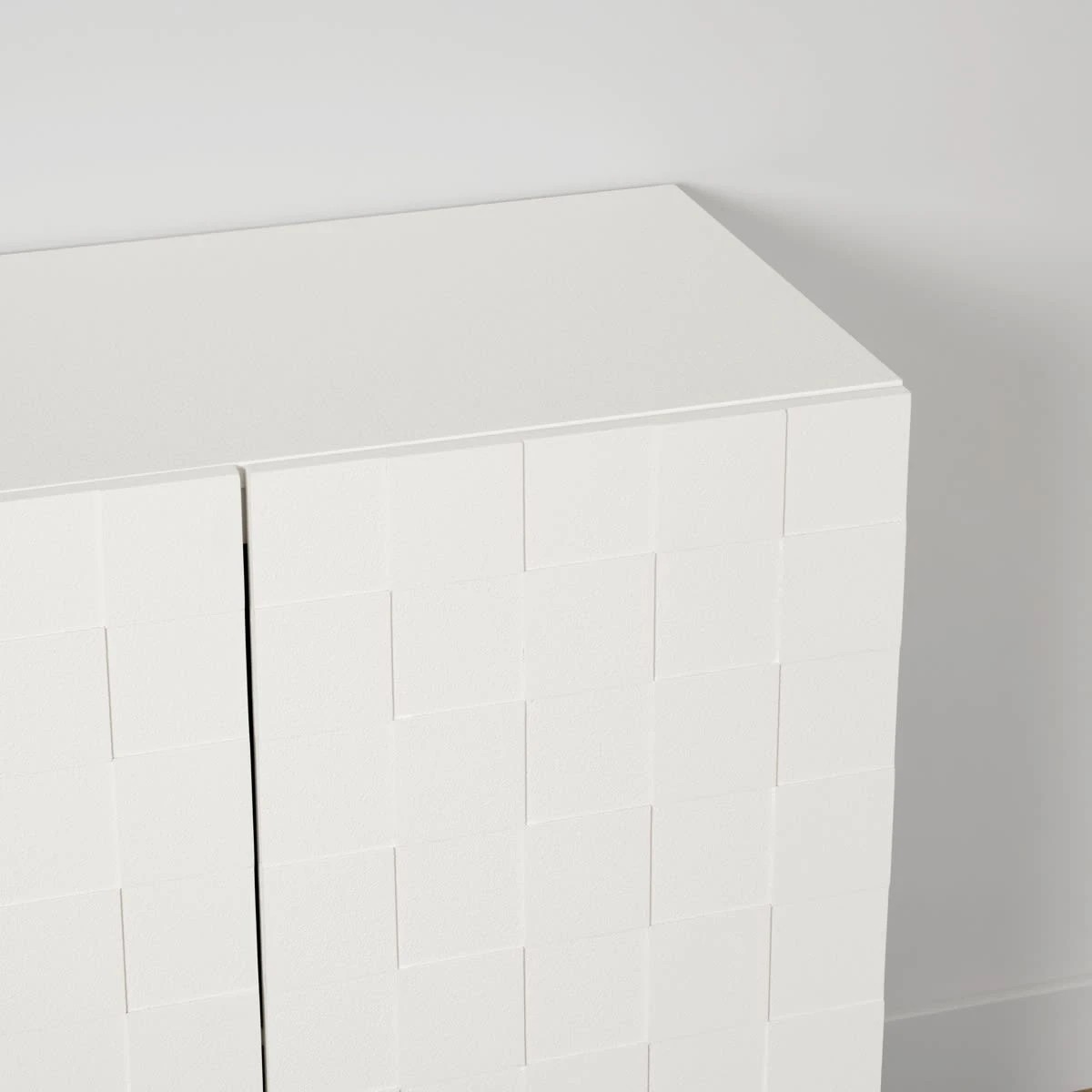 6 Chase Check 2 Doors Cabinet - White, 6 of 9