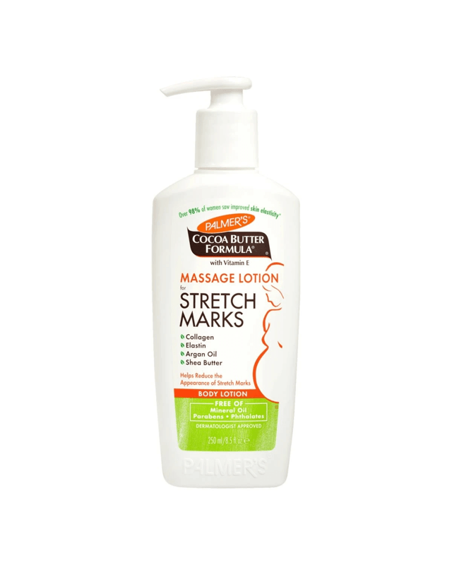 Palmer's Cocoa Butter Massage Lotion for Stretch Marks 250ml - Collagen, Elastin, Argan Oil & Shea Bu