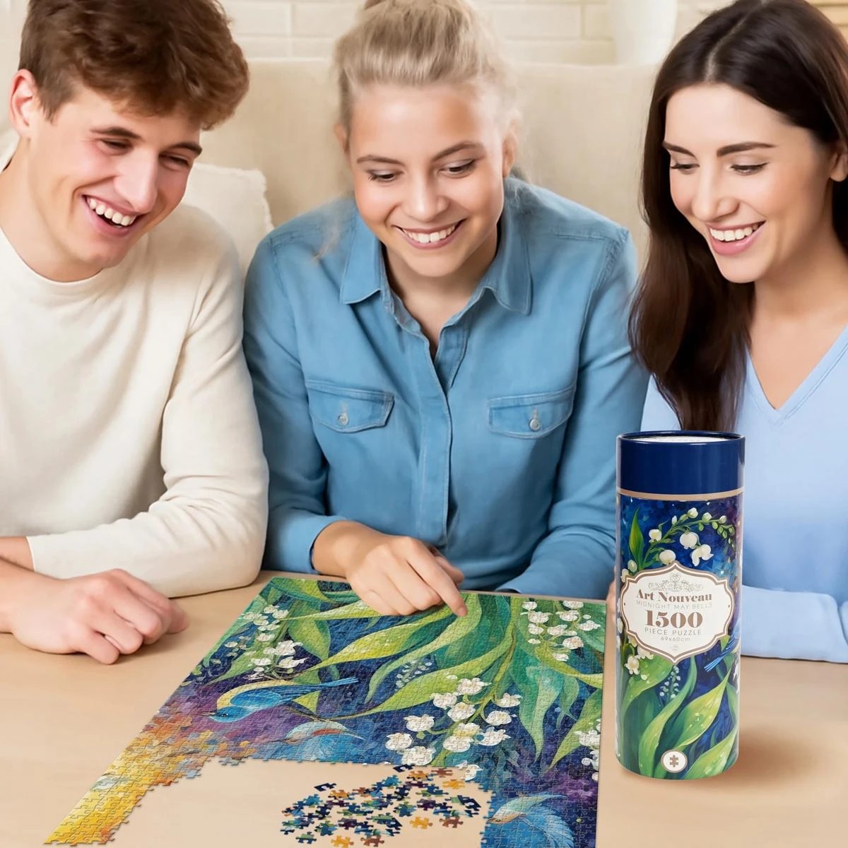 9 1500 Piece Art Nouveau Puzzles - Assorted, 9 of 9