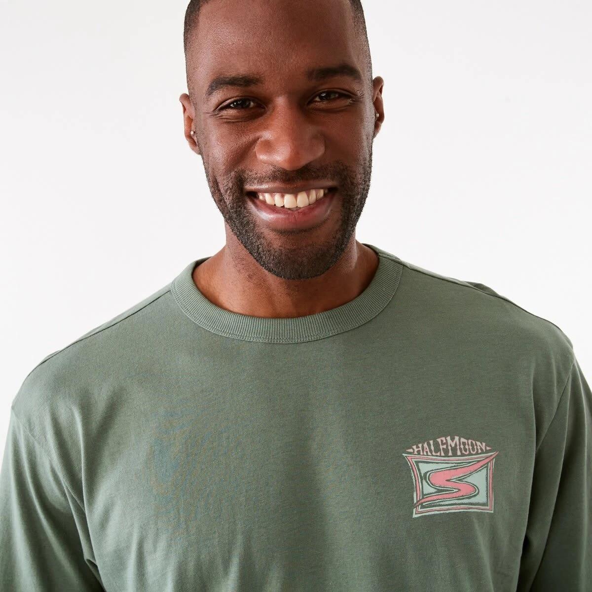 4 Oversized Graphic T-shirt Grn Thyme, 4 of 6