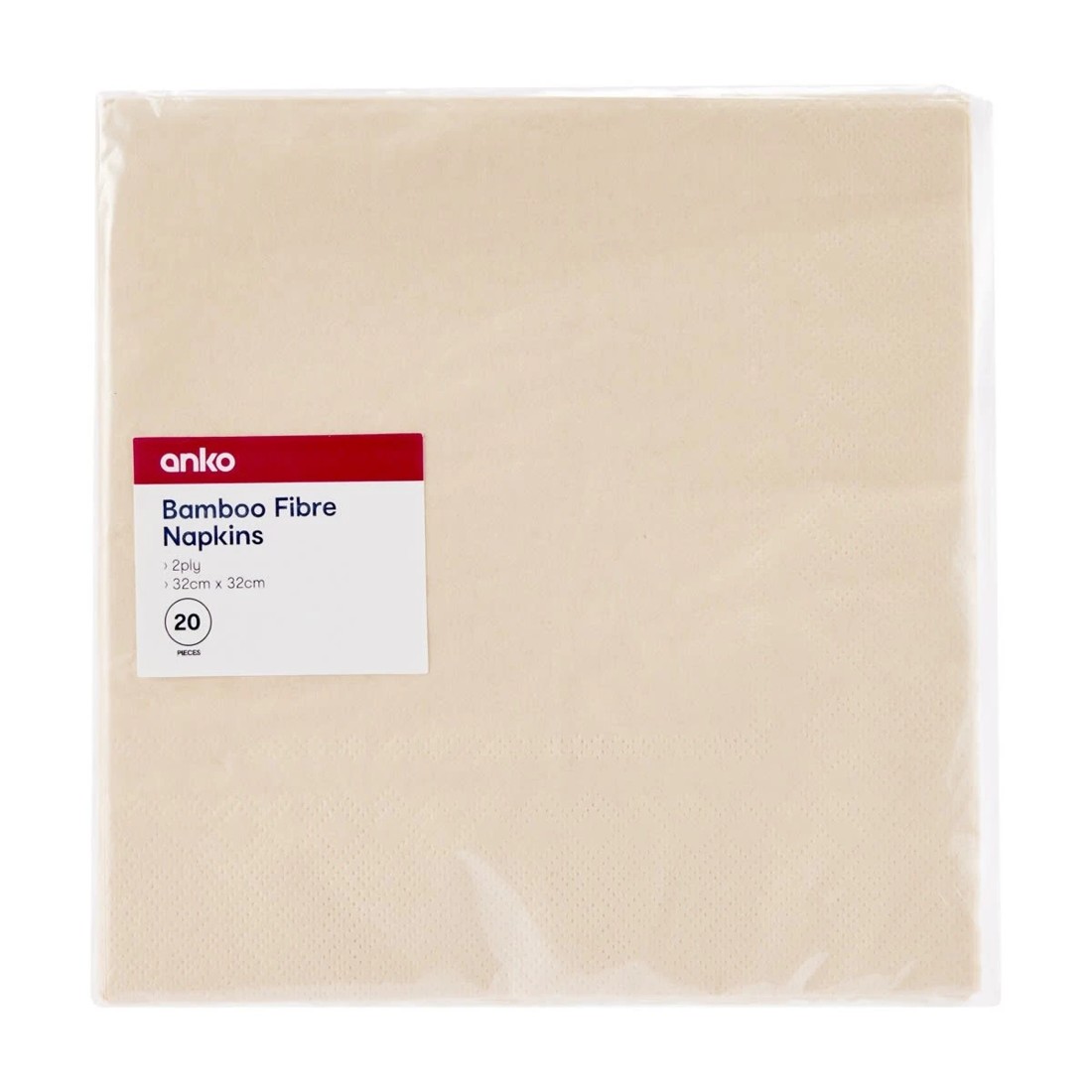 4 20 Pack Bamboo Fibre Napkins, 4 of 4