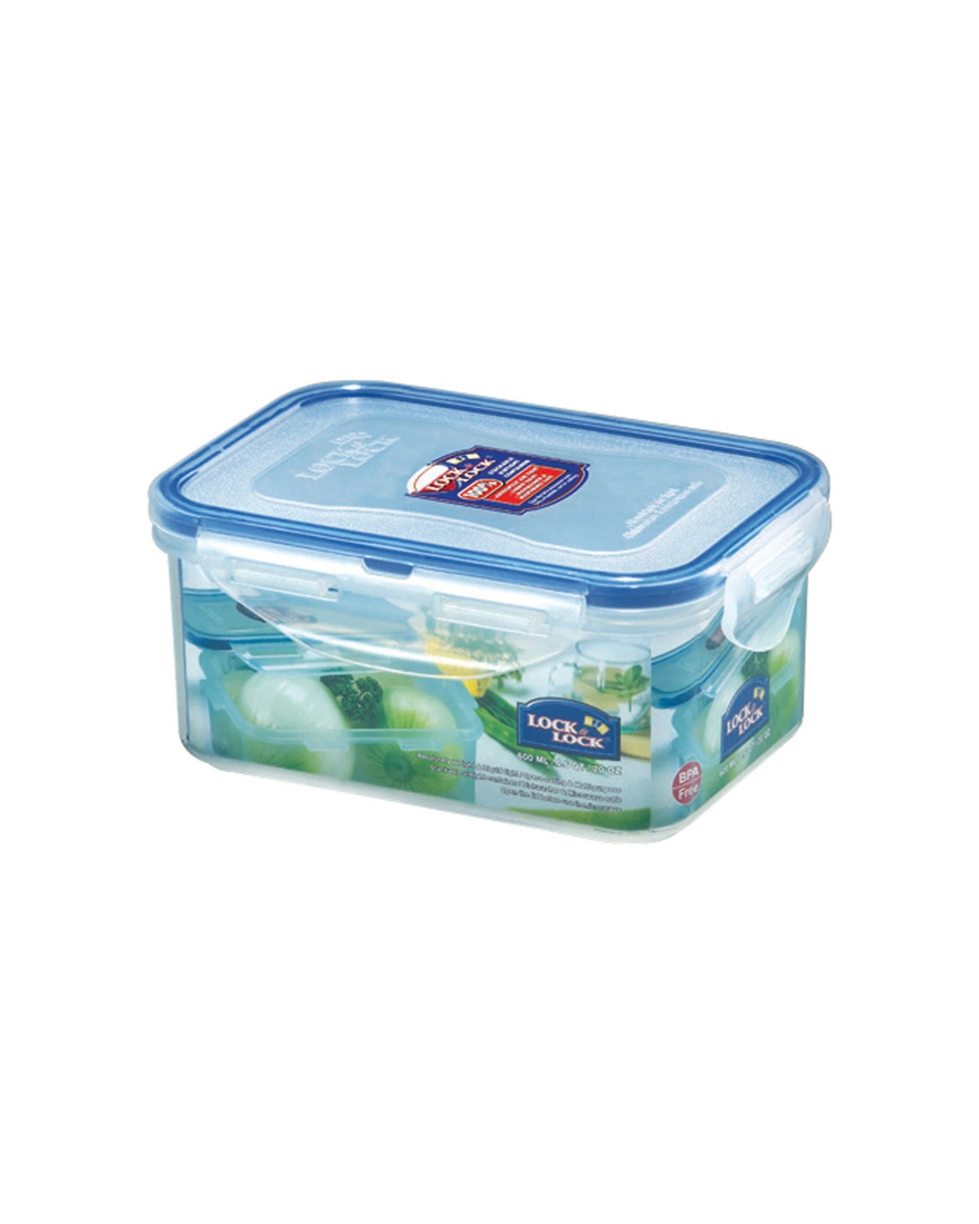 Lock And Lock Rectangular Short Container 600ml Kitchen Food Storage ...