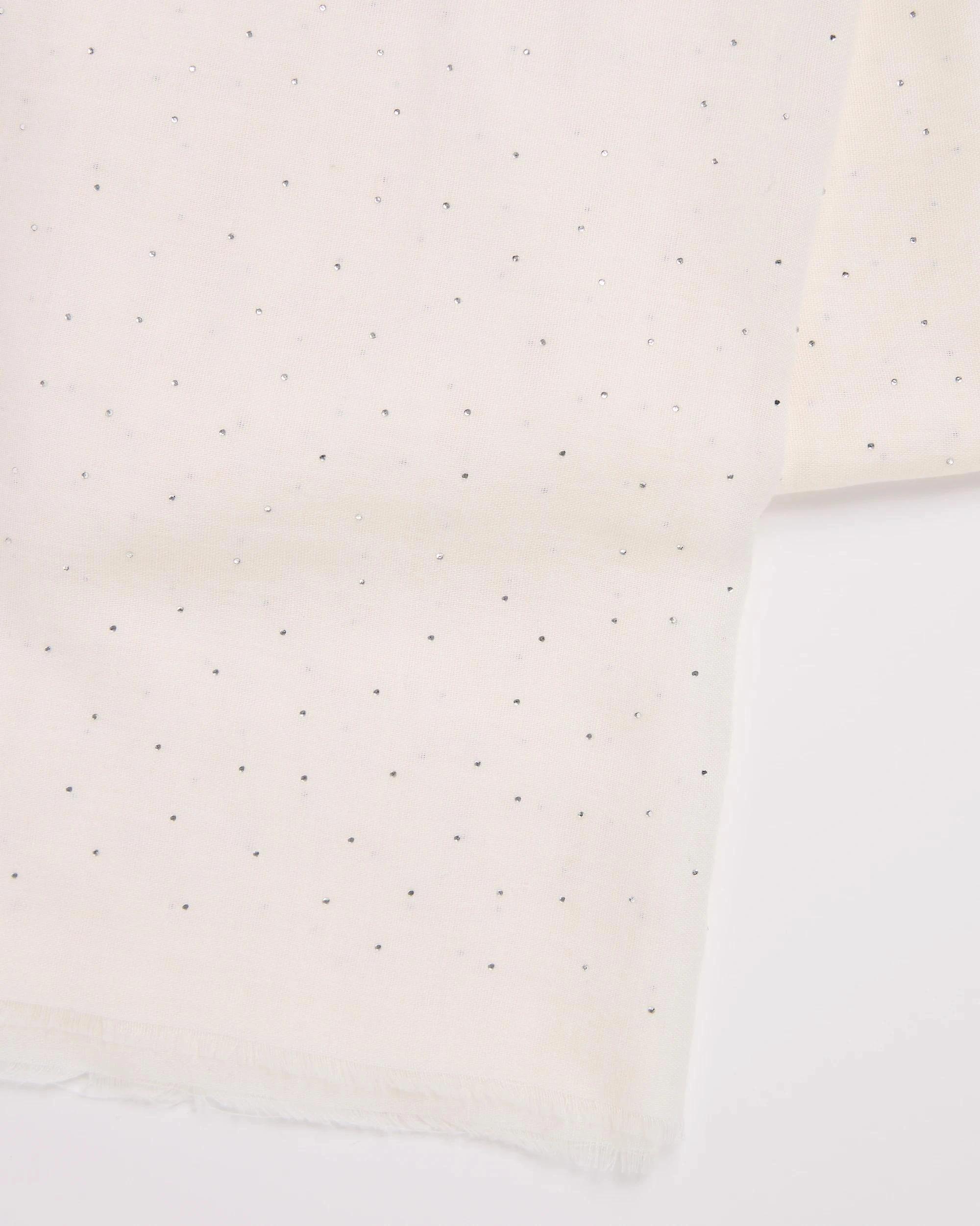 2 Target Woman Lightweight Embellished Scarf CREAM, 2 of 2