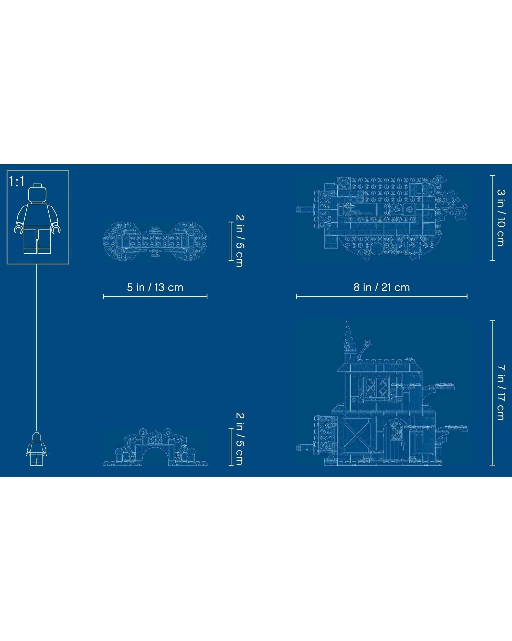 3 LEGO 43188 Aurora's Forest Cottage: Disney Princess Building Toy, 3 of 4