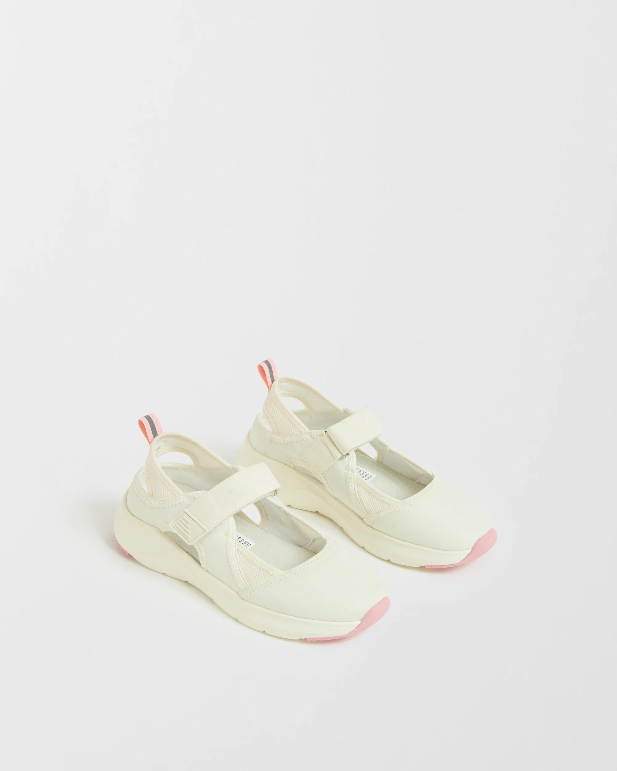 2 Target Youth Mary Jane Sneakers WHITE, 2 of 3