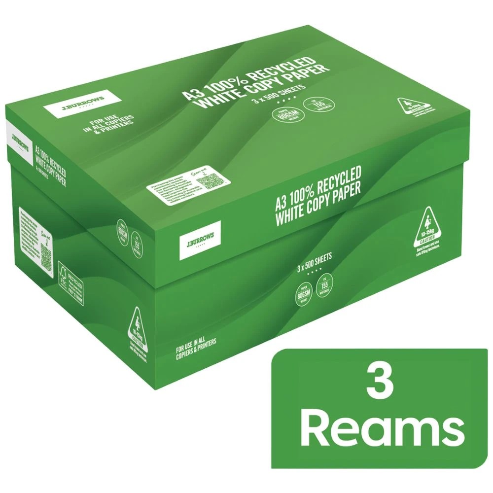 1 J.Burrows A3 Paper 1500 Sheets, 1 of 3