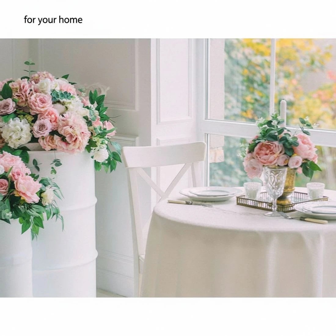 7 Artiss Bar Table Gas Lift Round - Black, 7 of 8