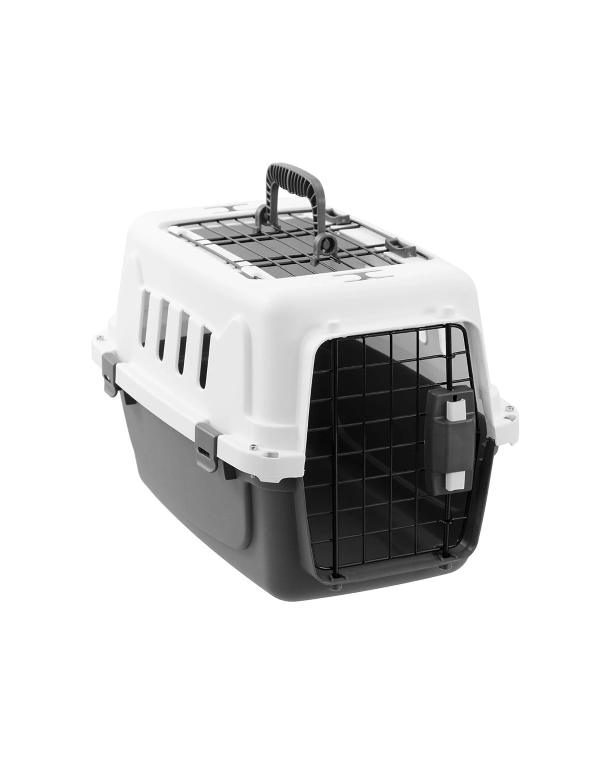 5 Paws And Claws 46.5cm Metal Door Travel Pet Carrier Small White Ventilated Secure
 - White, 5 of 5