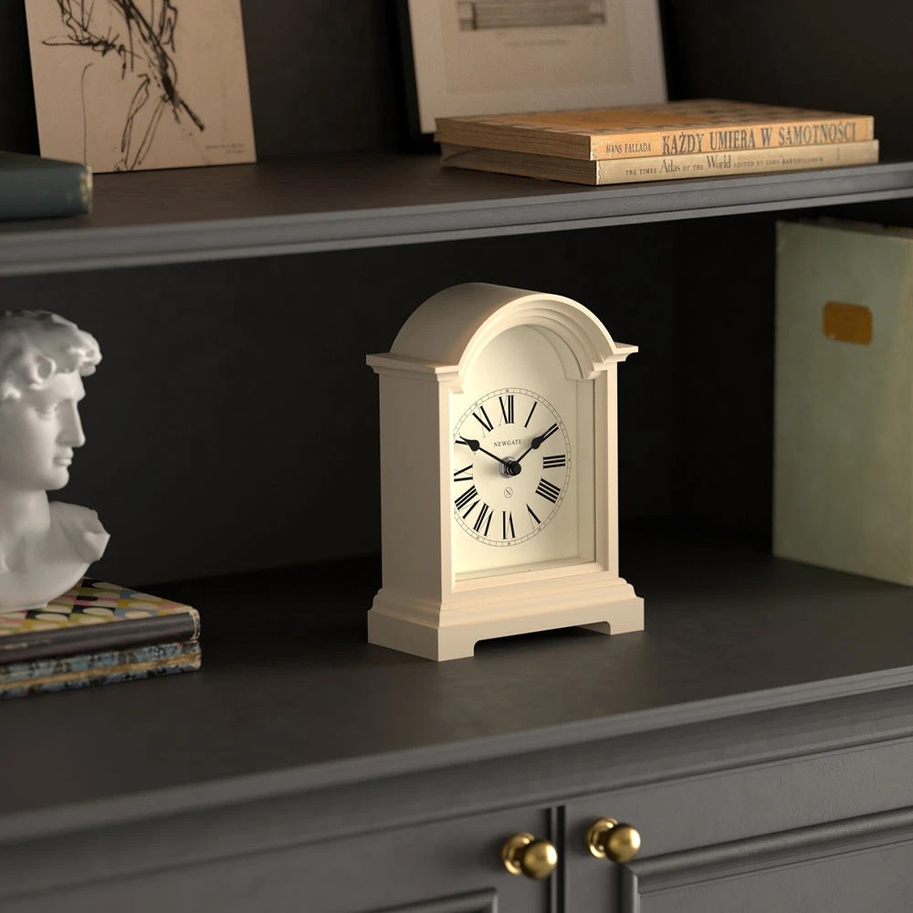4 Newgate Fillmore Mantel Clock-Vanilla Cream - Beige, 4 of 4