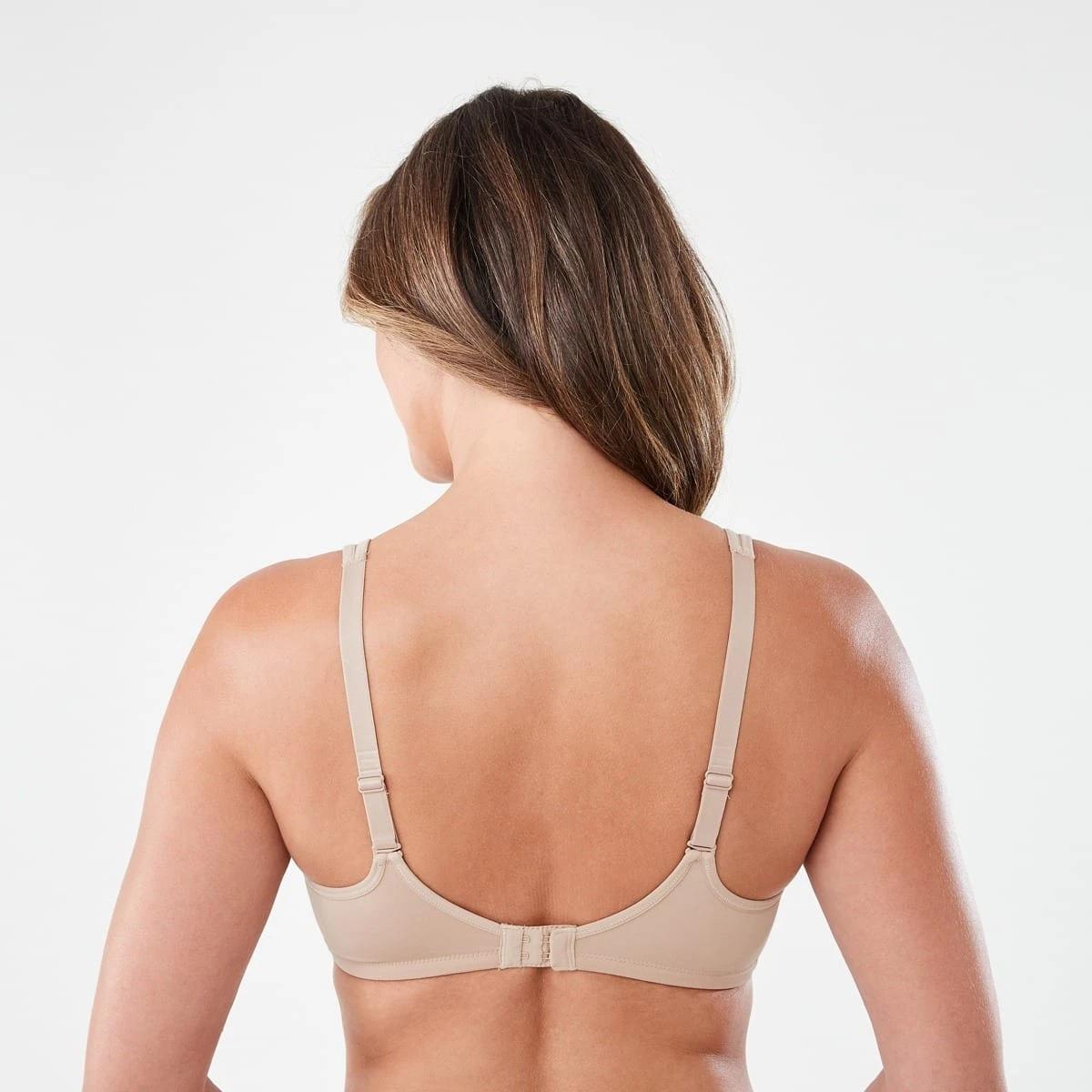 3 Cross Elastic Underwire High Support Sports Bra LIGHT FAWN, 3 of 7