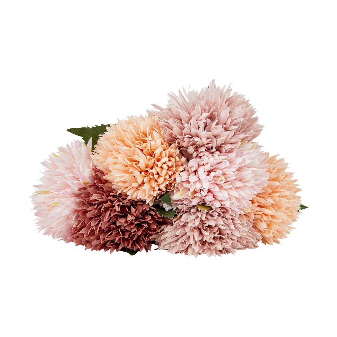 2 Artificial Pom Pom Flowers, 2 of 4