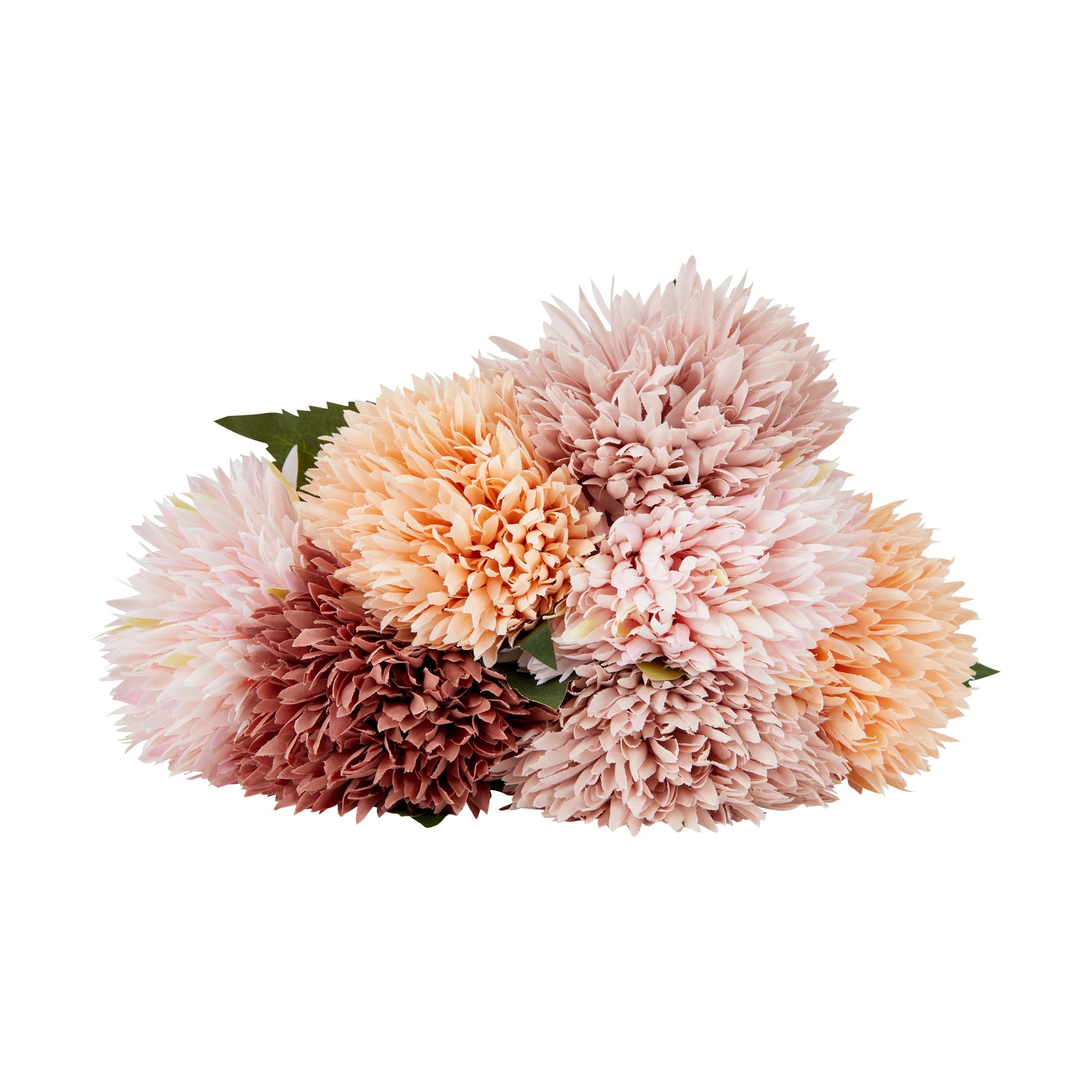 2 Artificial Pom Pom Flowers, 2 of 4