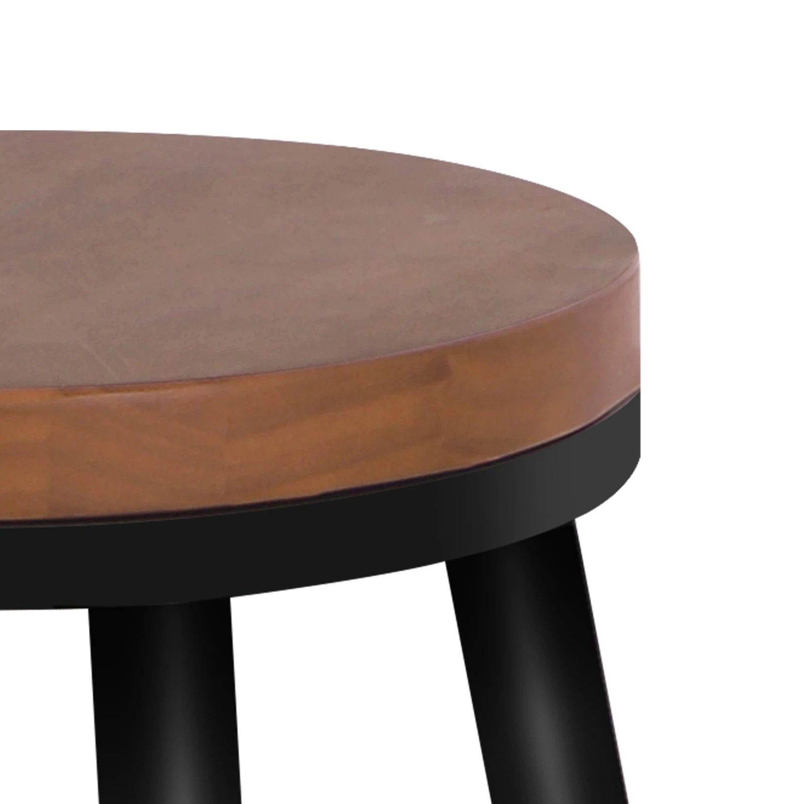 6 Alfordson 2x Bar Stools Retro Kitchen Vintage Chair Industrial Rocio - Black, 6 of 10