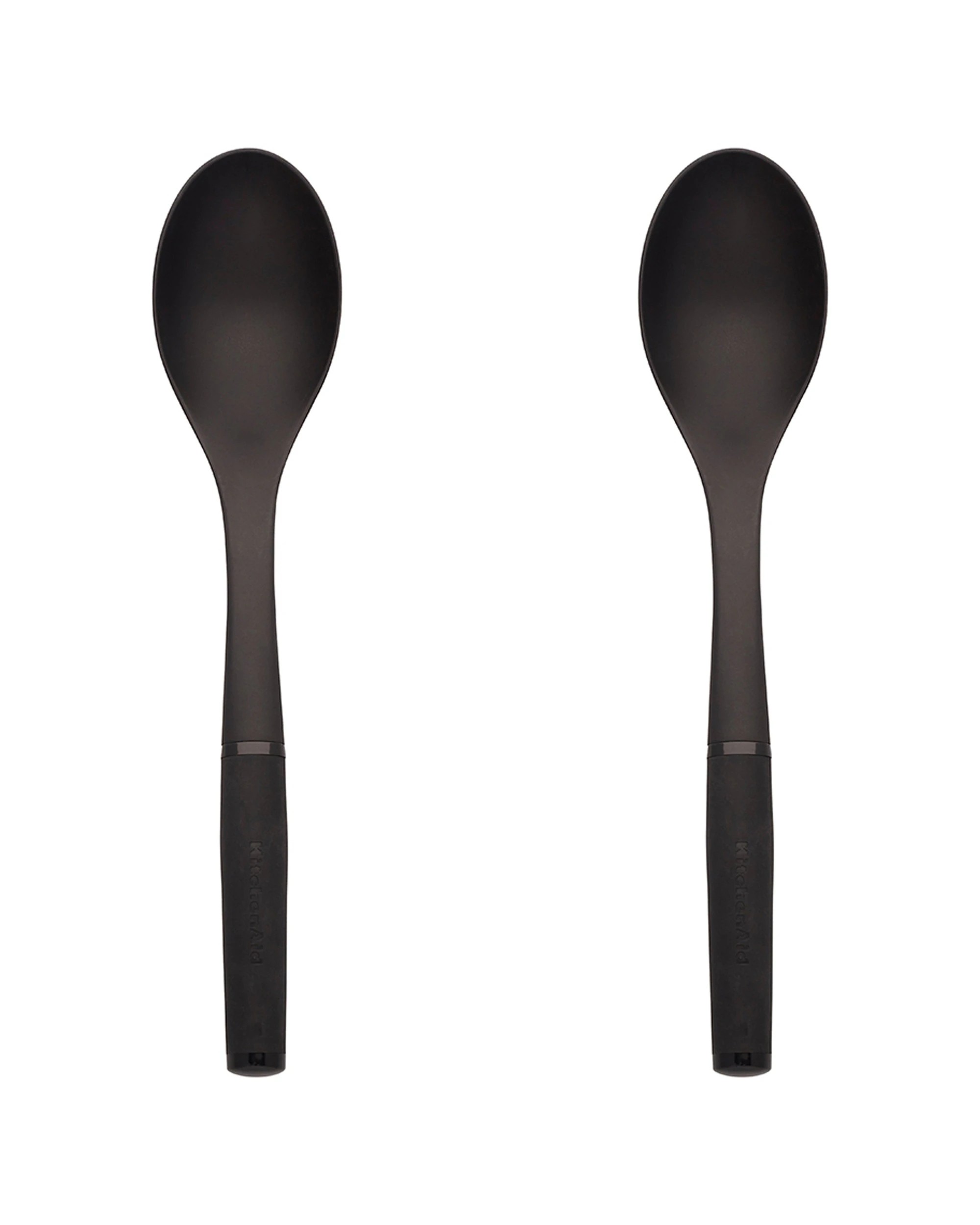 1 KitchenAid 2PK Nylon Soft Touch Basting Spoon Heat Resistant Non-Slip - Black, 1 of 1