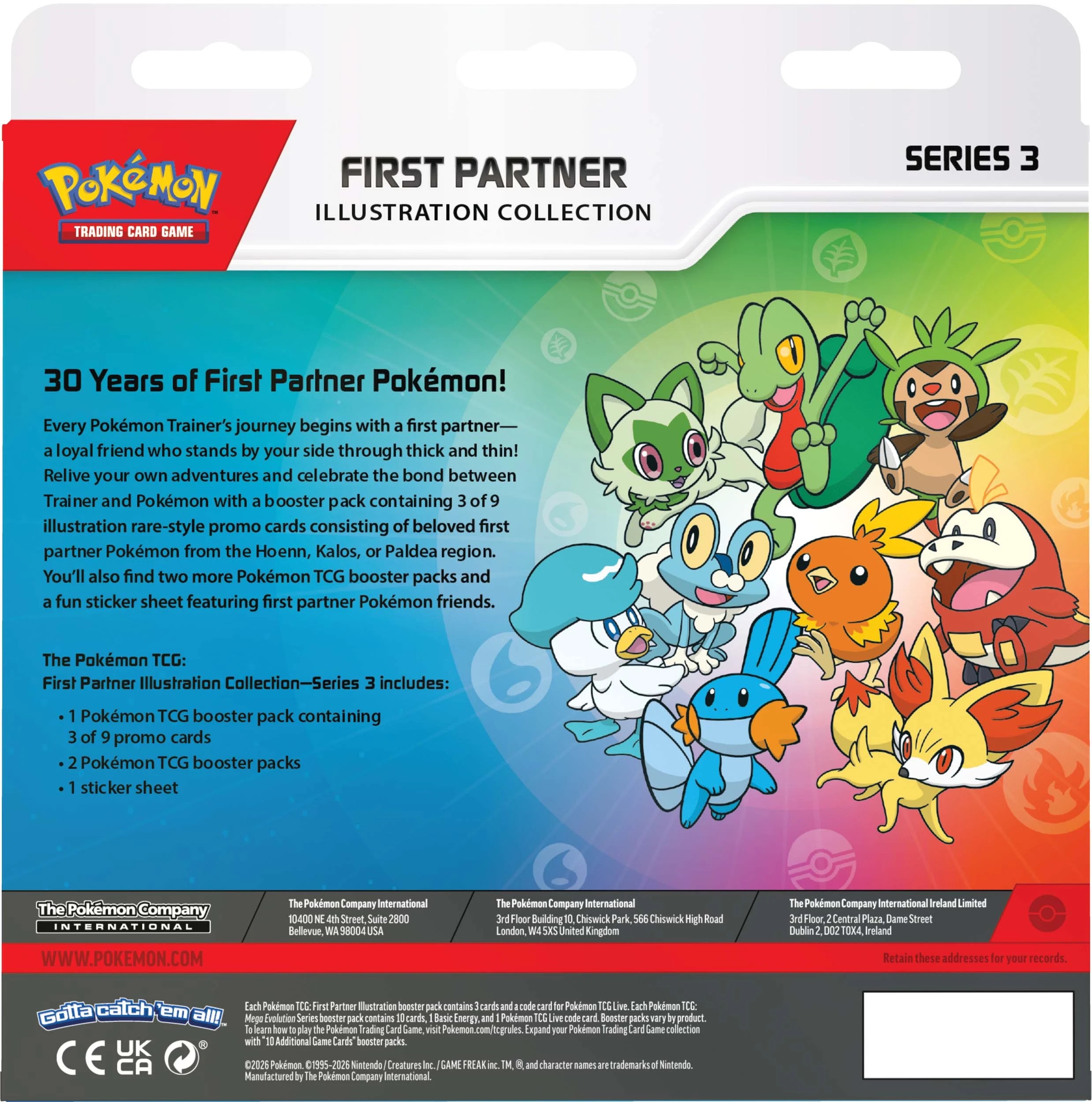 3 Pokemon TCG: First Partner Illustration Collection Series 3, 3 of 4