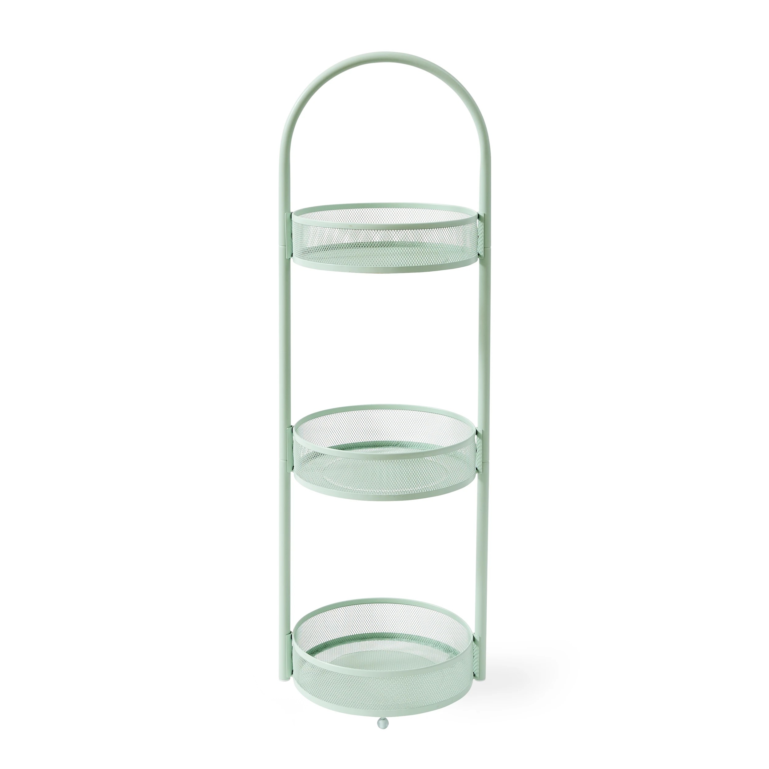 4 3 Tier Floor Caddy - Sage, 4 of 7