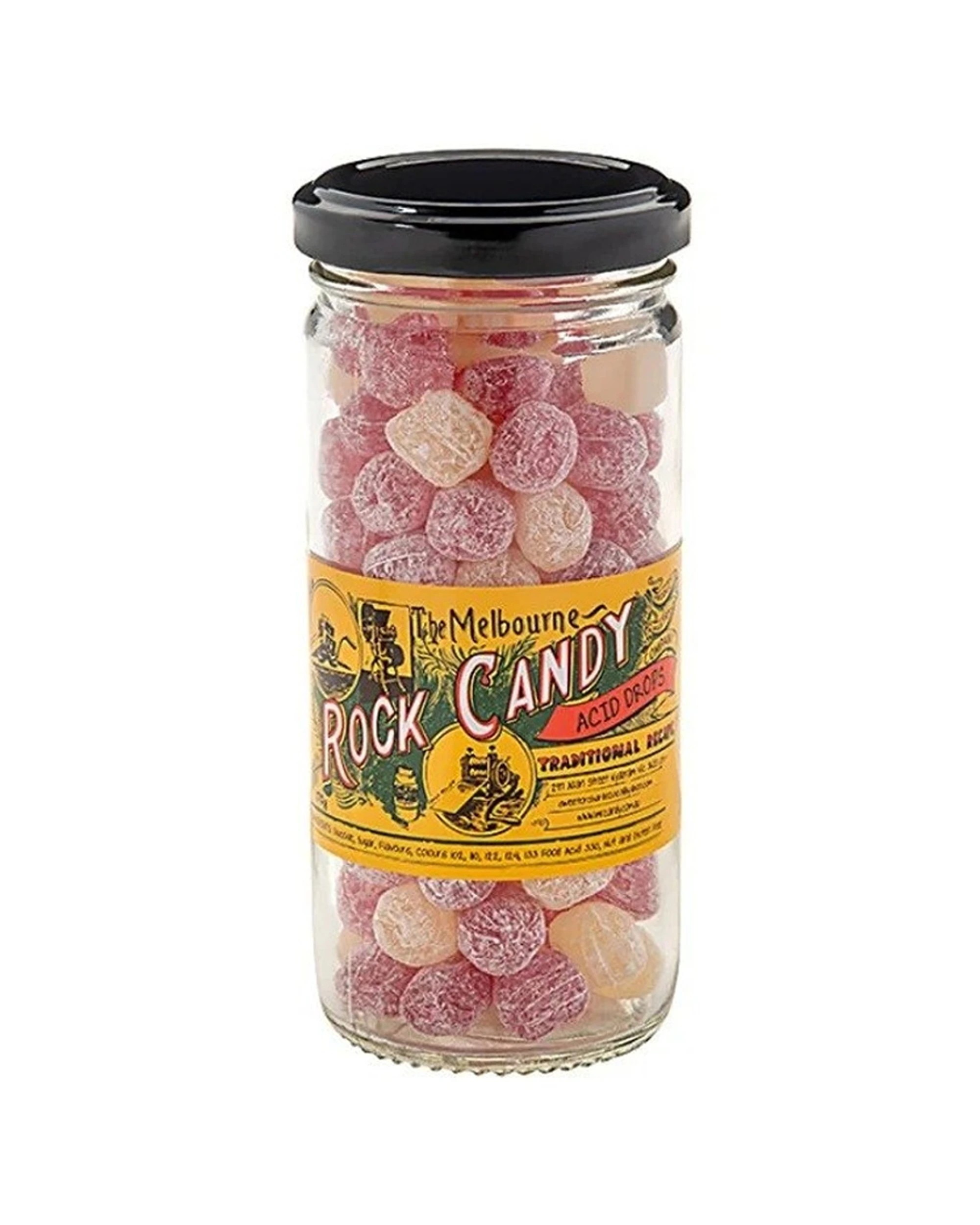 1 The Melbourne Rock Candy Co Acid Drop Boiled Lollies 170g, 1 of 1