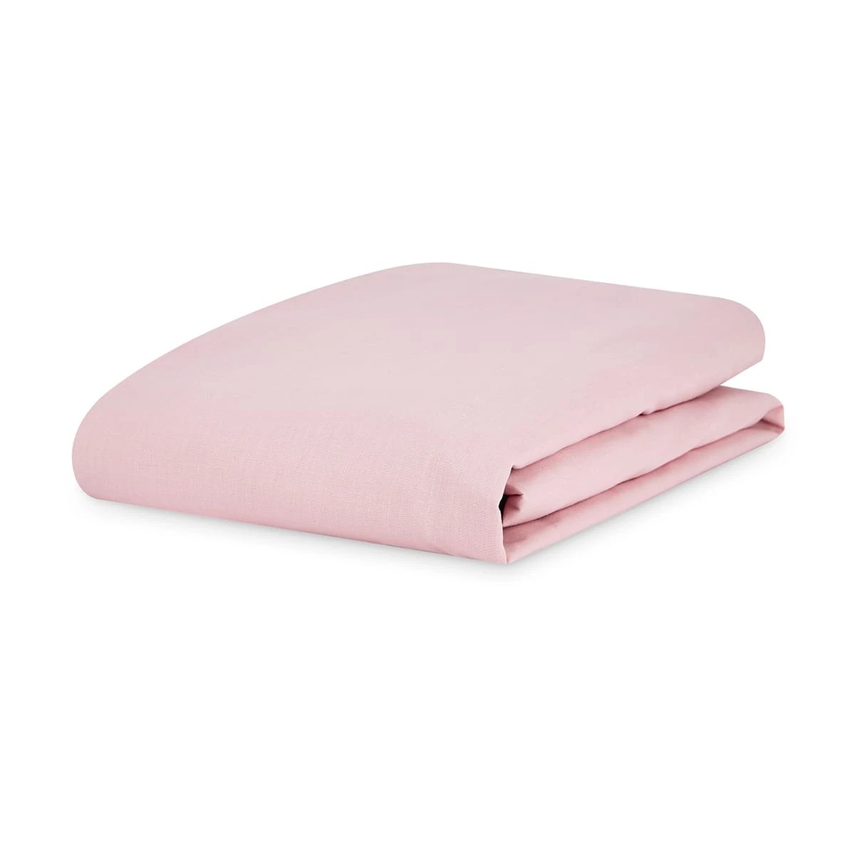 2 180 Thread Count Fitted Sheet - Single Bed, Pink, 2 of 4