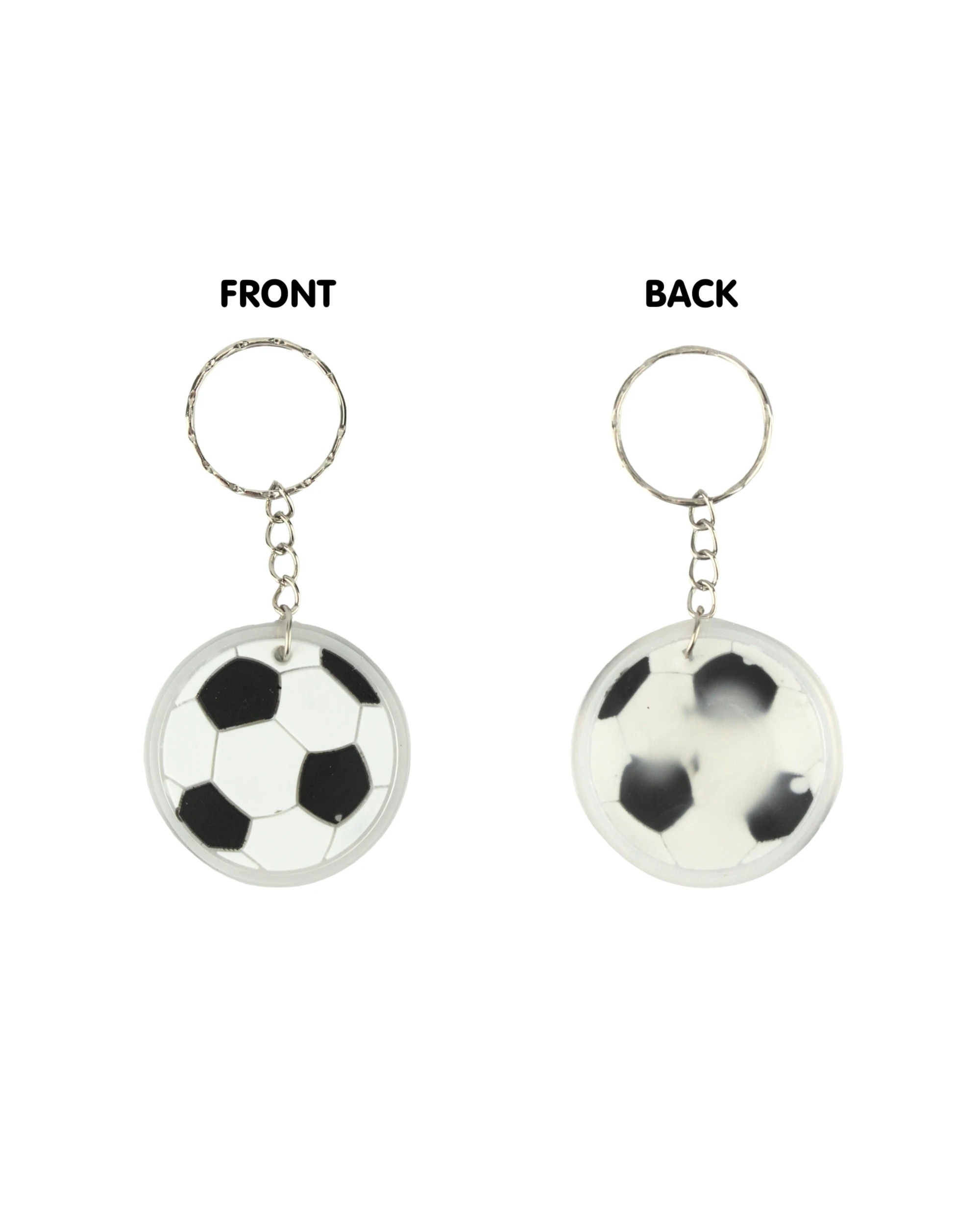 3 Partyrama Pack of 12 Soccer Ball Keyrings, 3 of 3