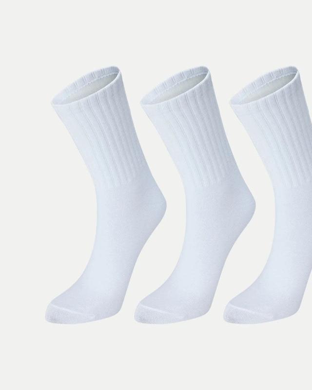 3 Pack Chunky Ribbed Full Crew S