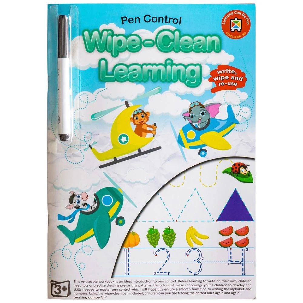 1 Learning Can Be Fun Wipe Clean Learning Pen Control, 1 of 2