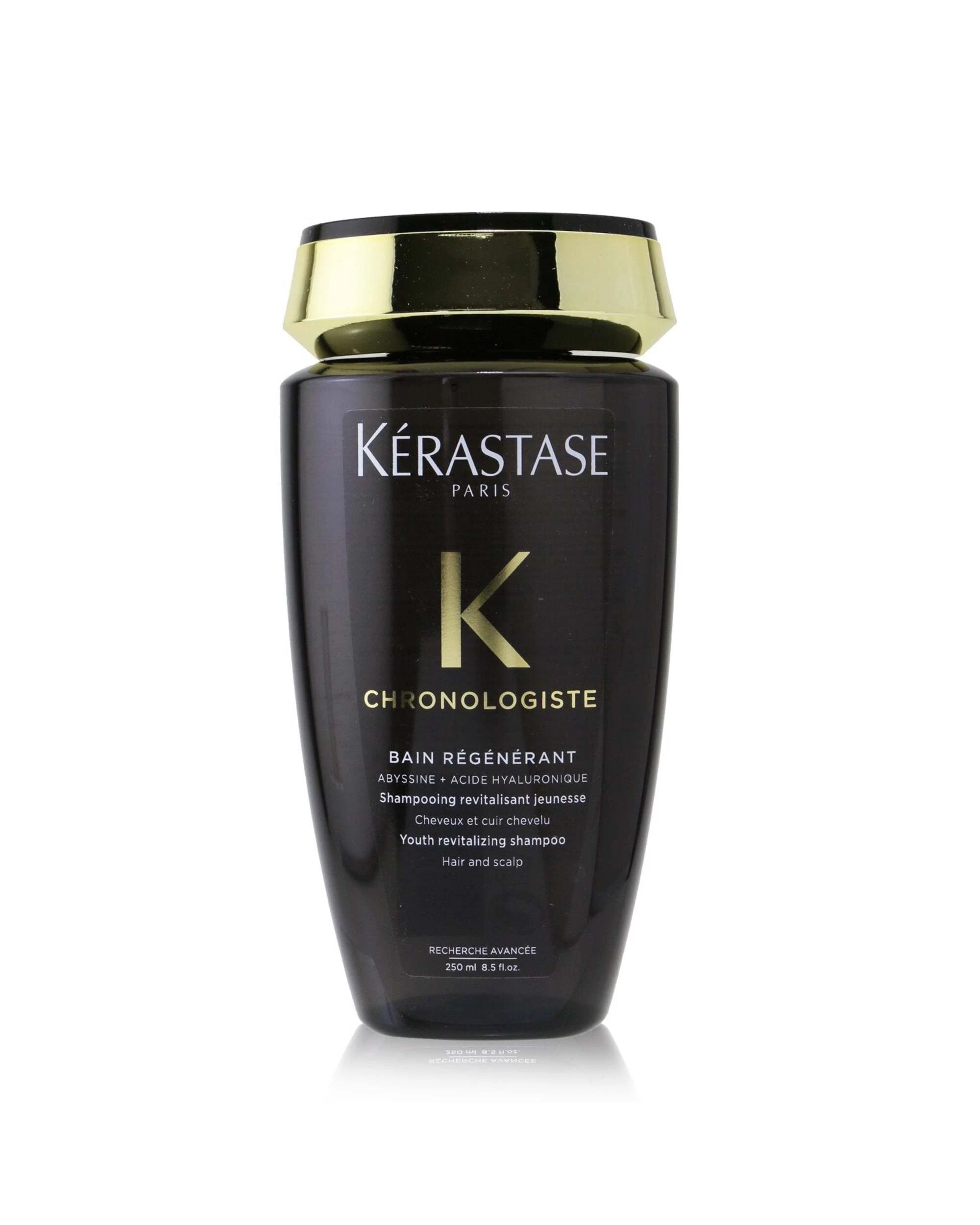 4 Kerastase Chronologiste Bain Regenerant Youth Revitalizing Shampoo (Hair and Scalp)  1000ml/34oz, 4 of 4