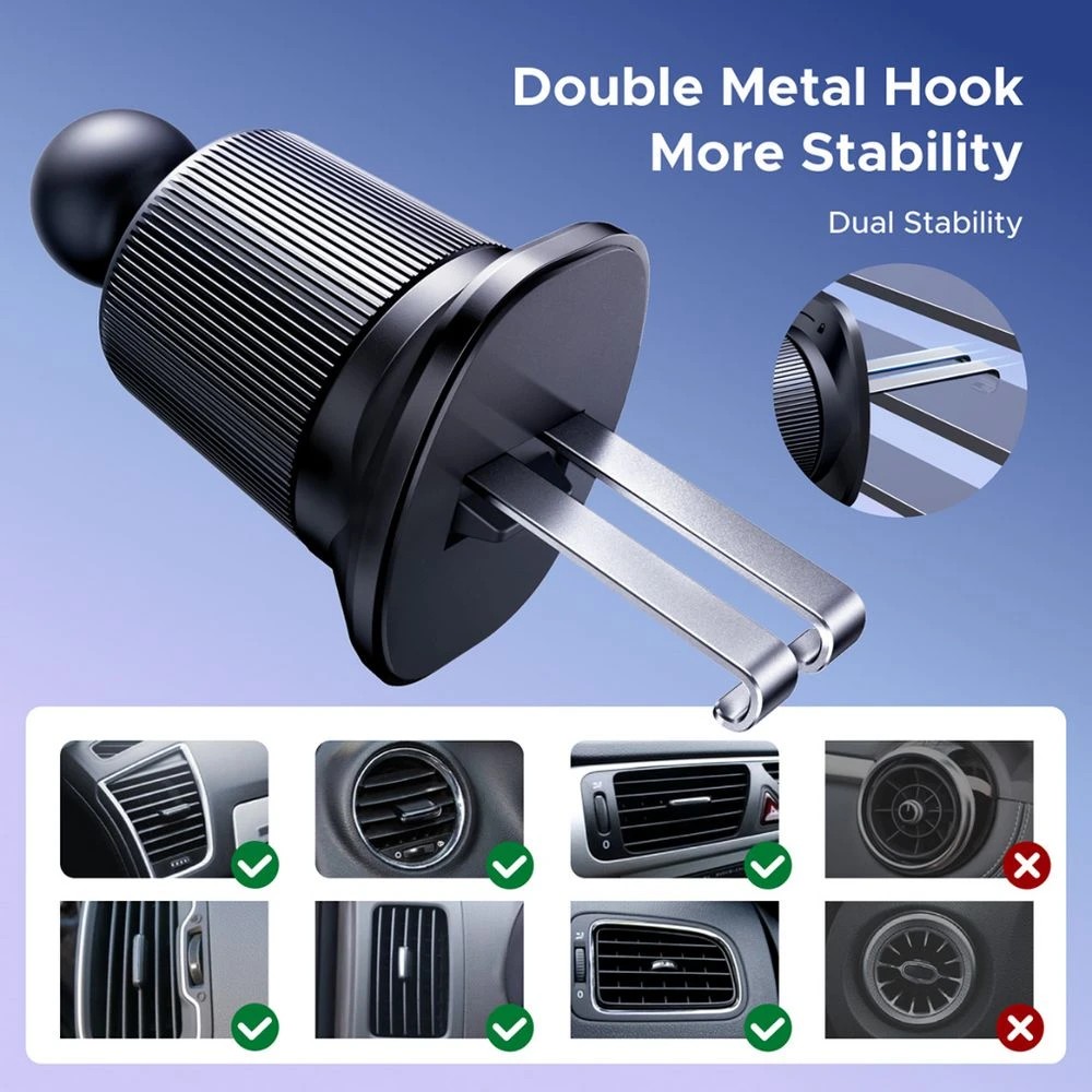 3 UGREEN Air Vent Magnetic Car Phone Mount, 3 of 6